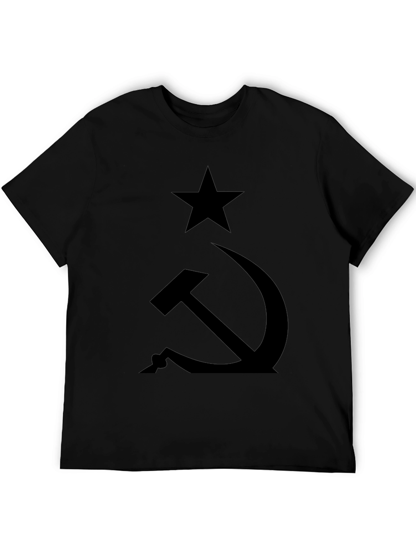 Hammer & Sickle Black T-Shirt - Classic Communist Symbol
