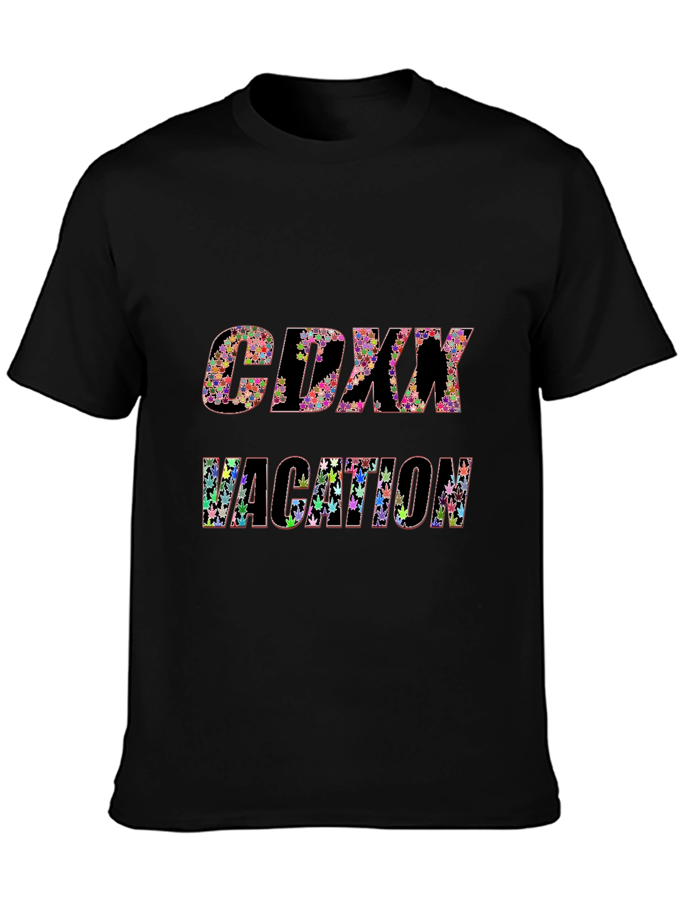 CDXX Vacation Black T-Shirt