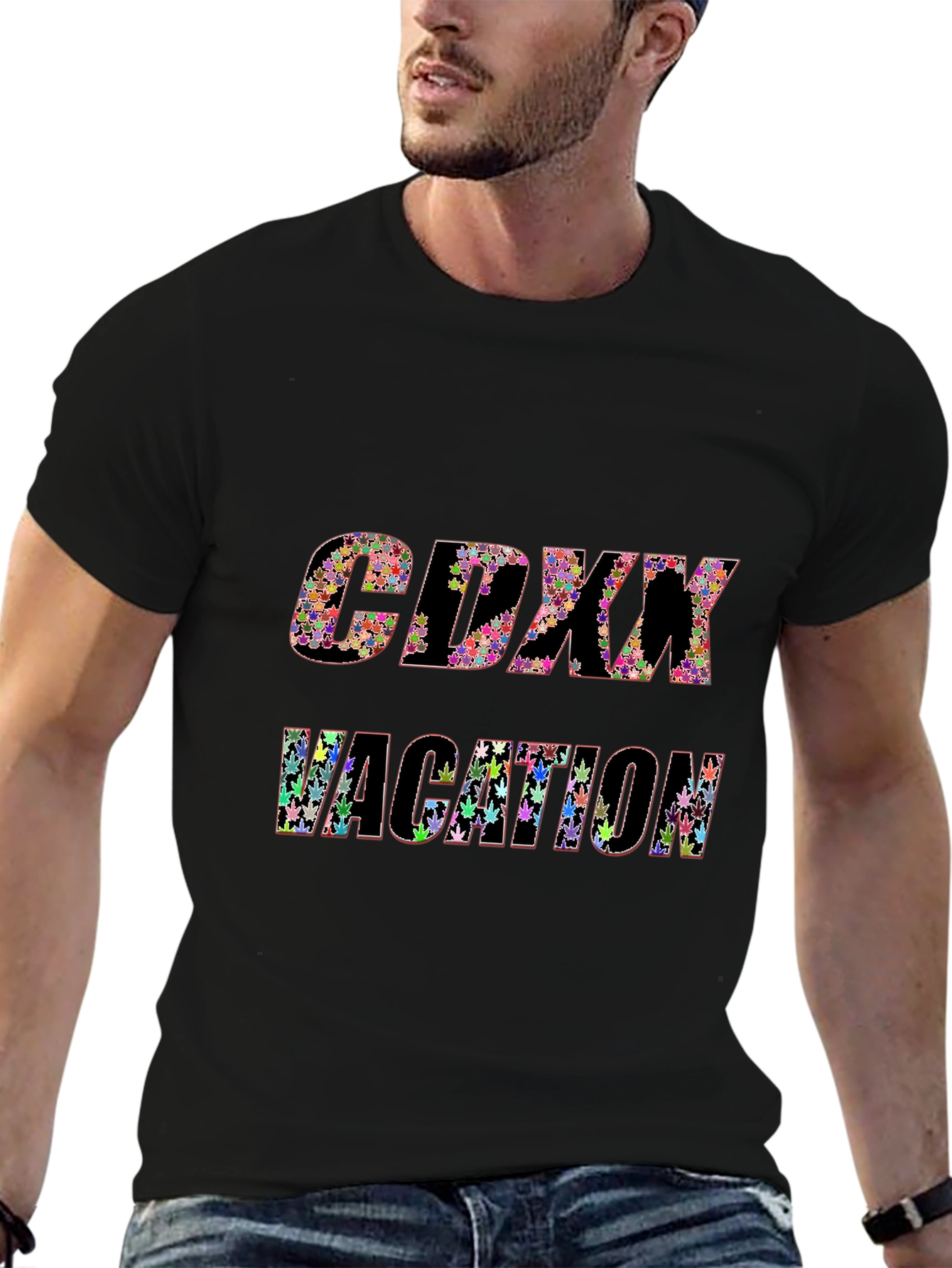 CDXX Vacation Black T-Shirt