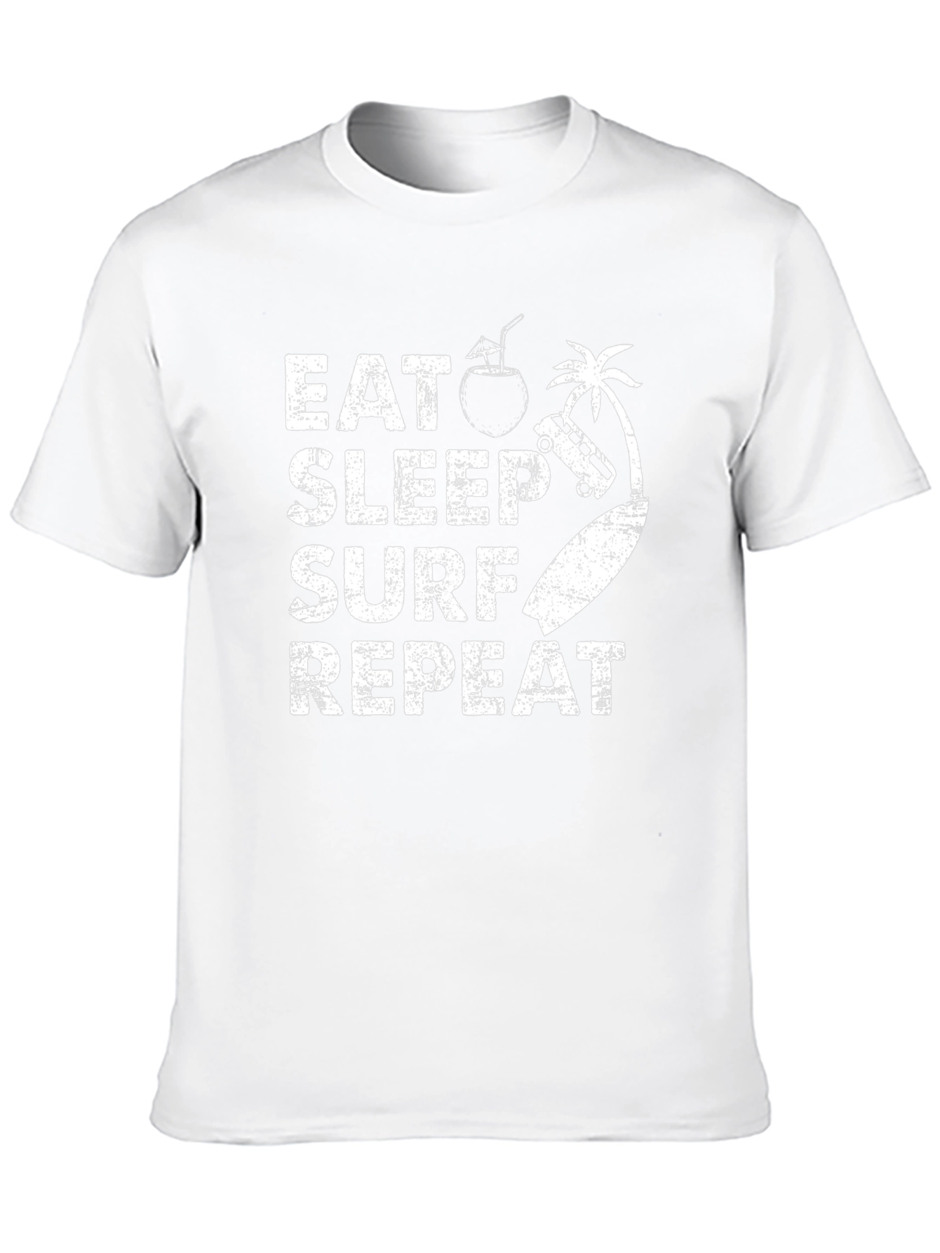 Eat Sleep Surf Repeat Graphic Tee