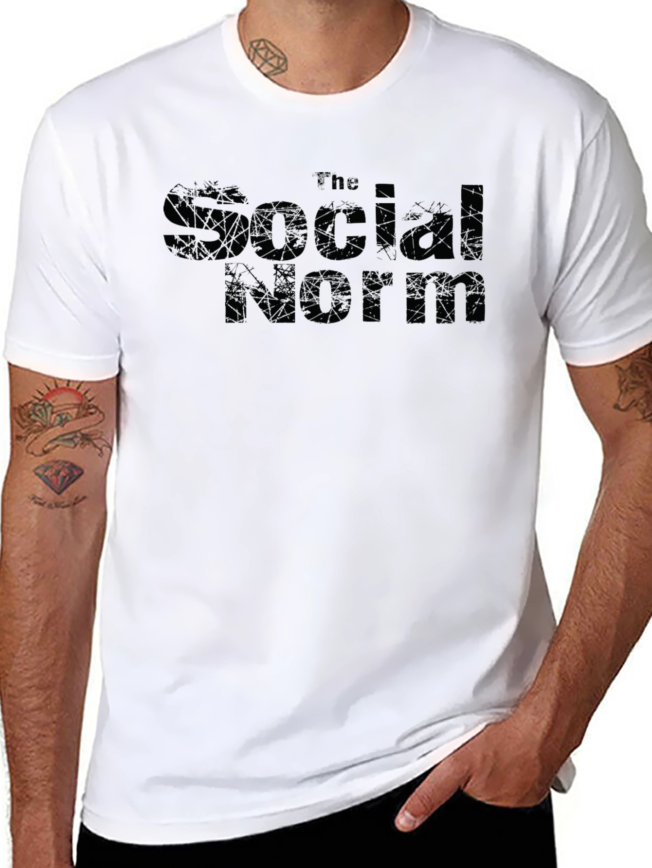The Social Norm Black Graphic T-Shirt
