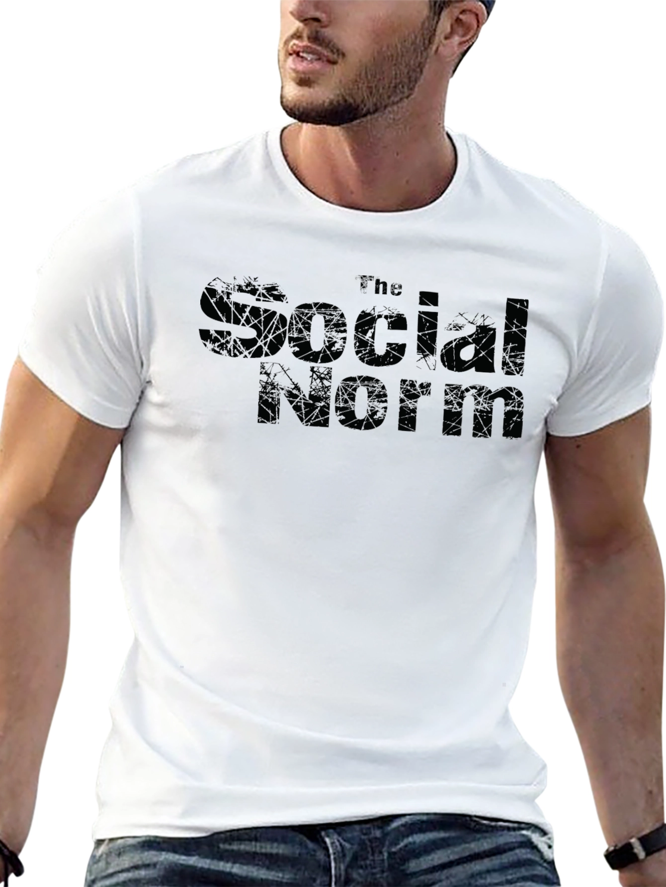 The Social Norm Black Graphic T-Shirt