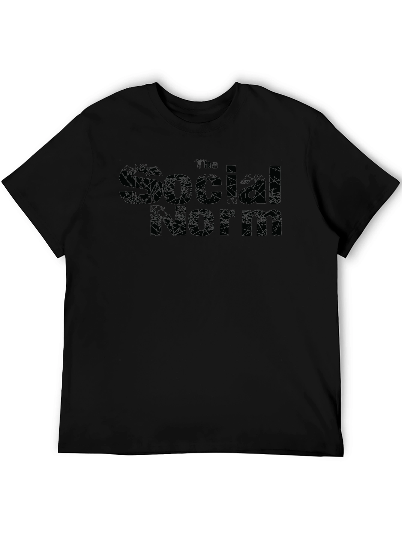 The Social Norm Black Graphic T-Shirt