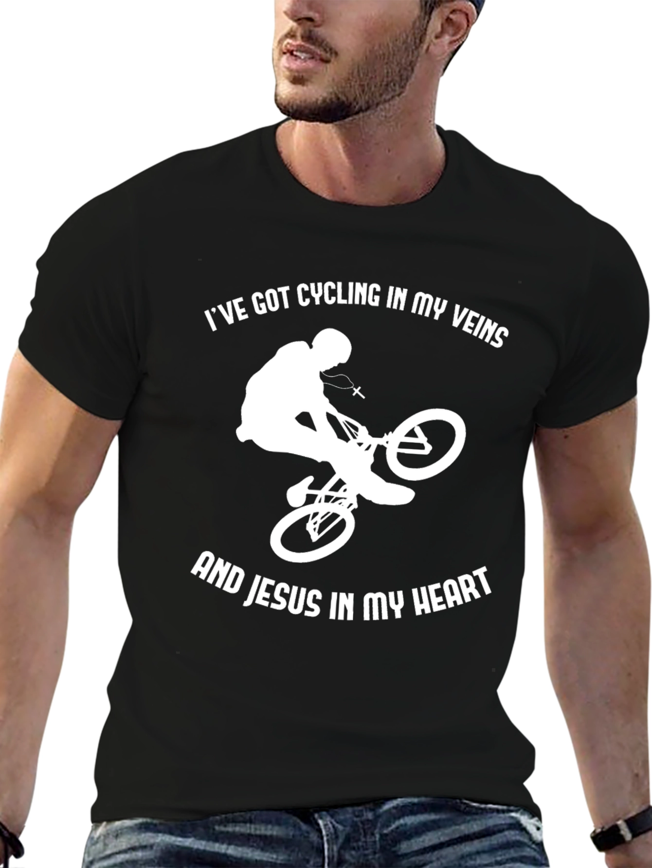 Cycling & Jesus T-Shirt: Faith on Two Wheels