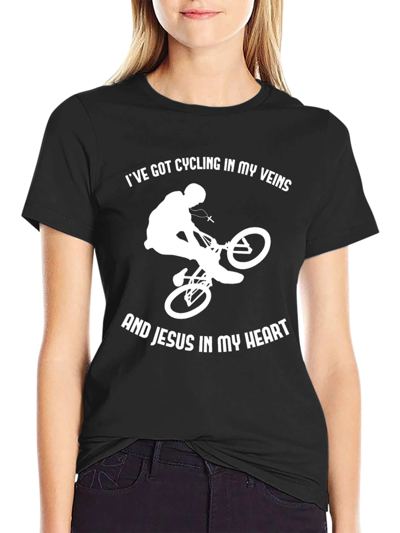 Cycling & Jesus T-Shirt: Faith on Two Wheels
