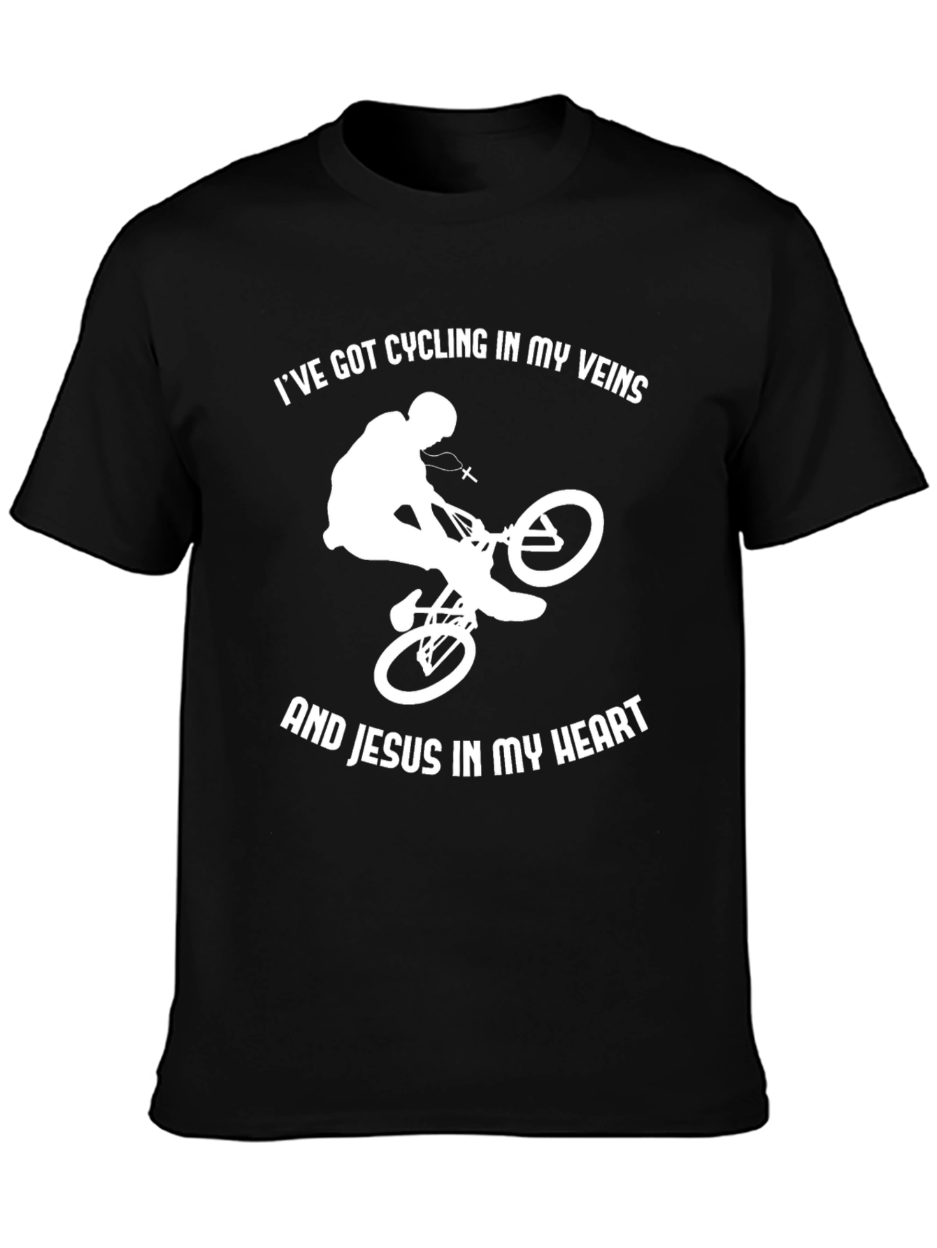 Cycling & Jesus T-Shirt: Faith on Two Wheels