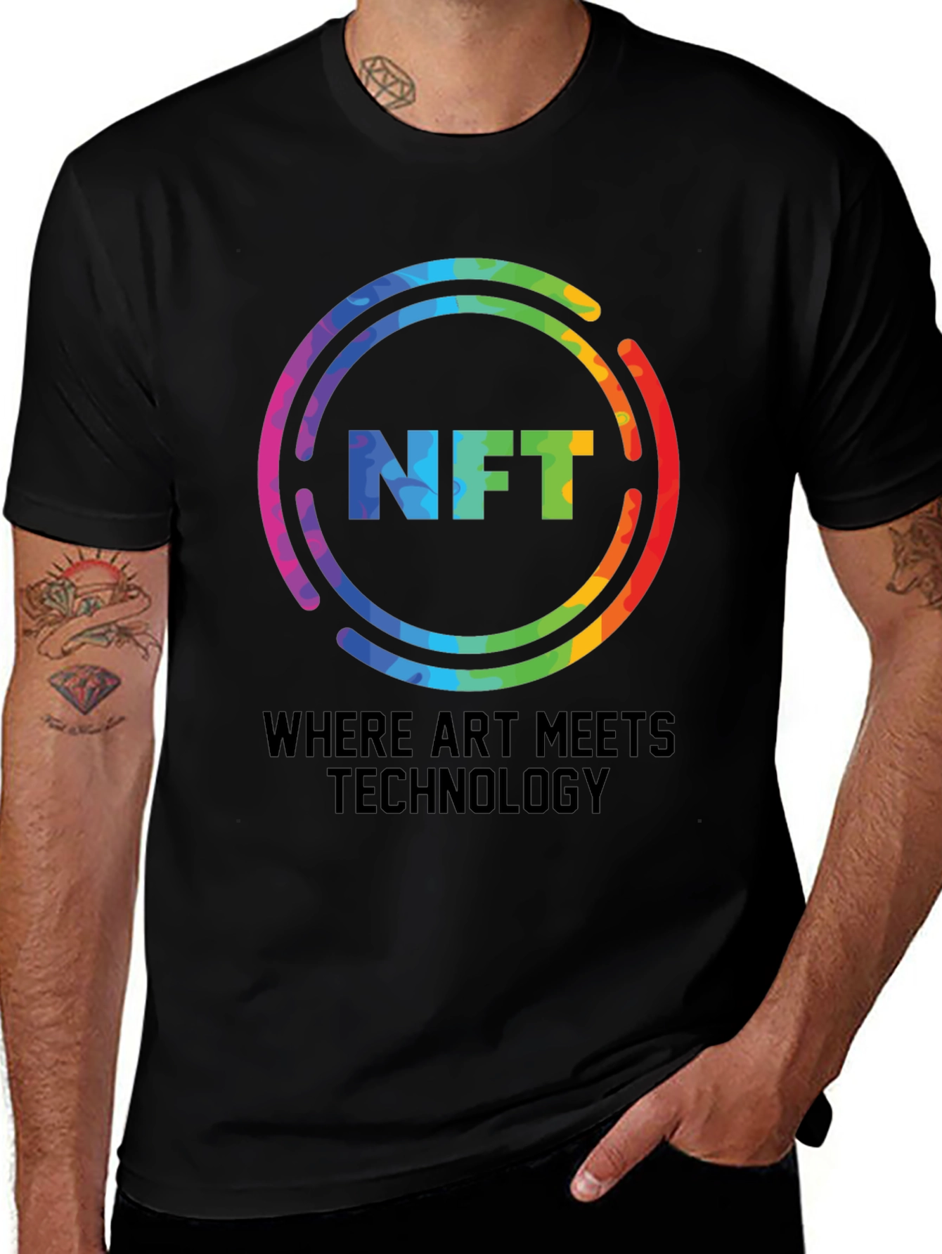 NFT Art Meets Technology T-Shirt