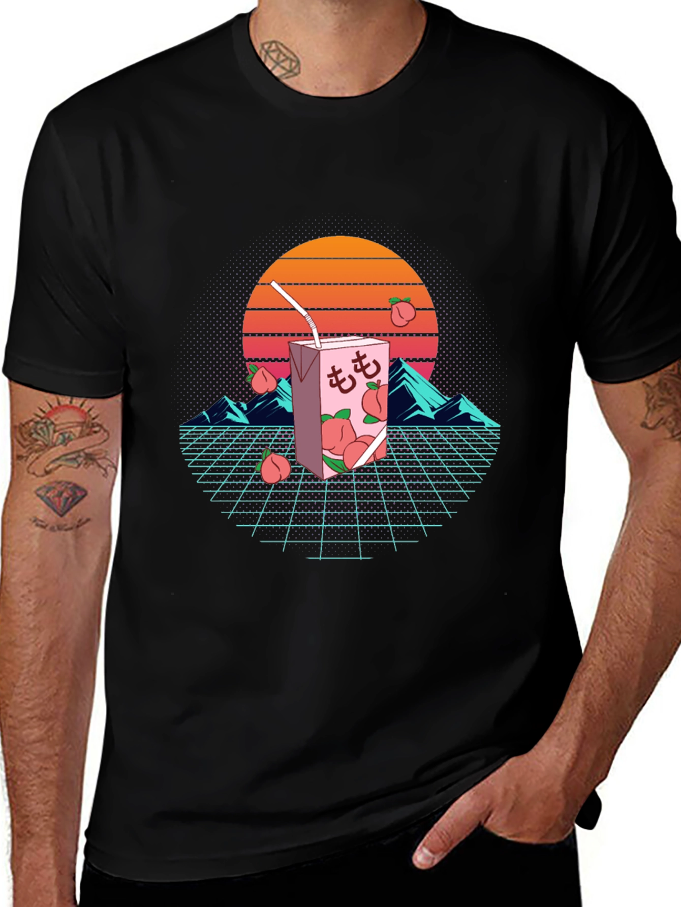 Retro Peach Juice T-Shirt
