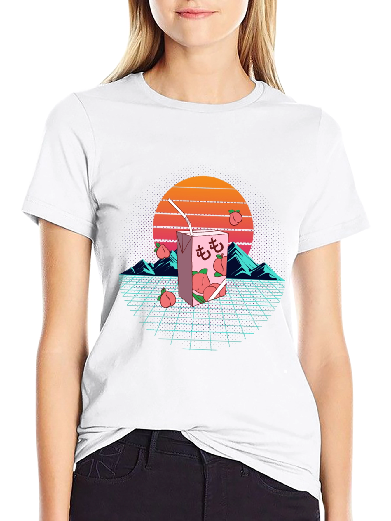Retro Peach Juice T-Shirt