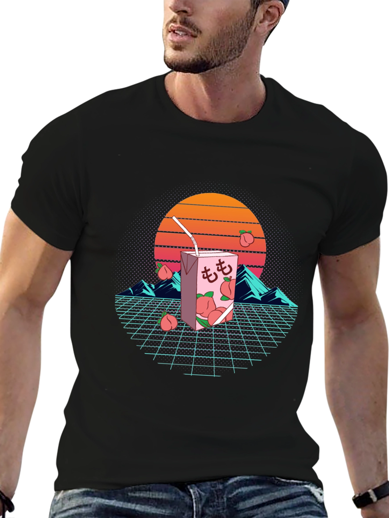 Retro Peach Juice T-Shirt