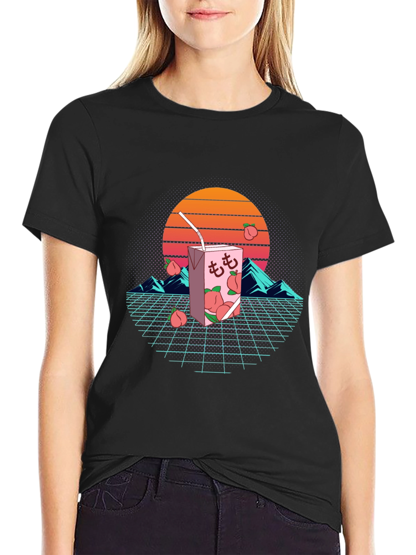 Retro Peach Juice T-Shirt