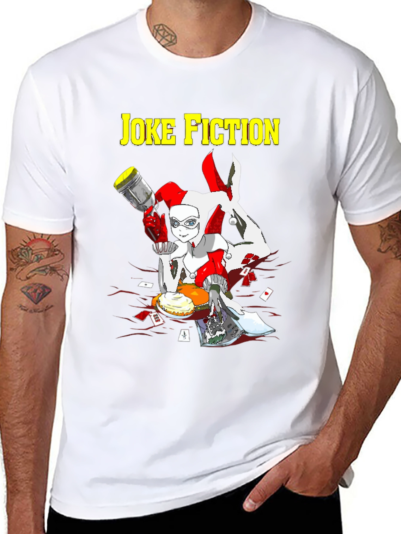 Joke Fiction Harley Quinn Graphic T-Shirt