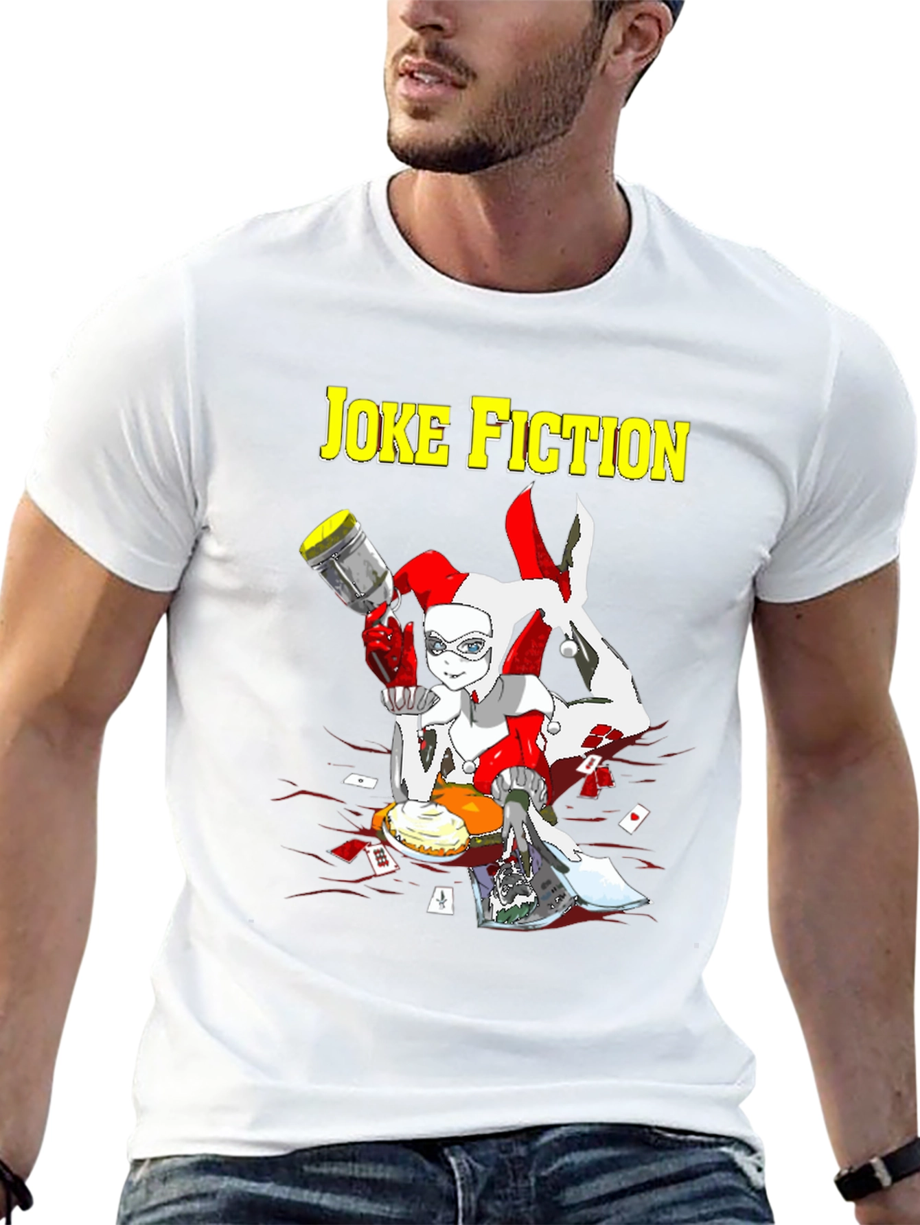 Joke Fiction Harley Quinn Graphic T-Shirt