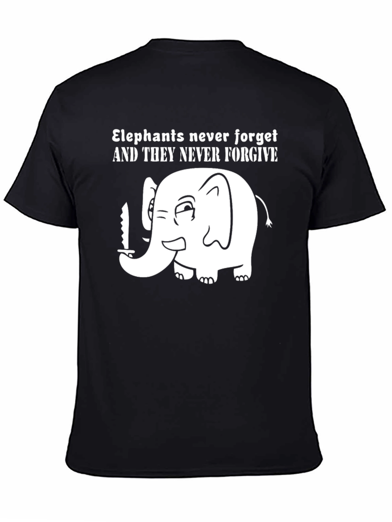 Elephant Never Forget Graphic T-Shirt