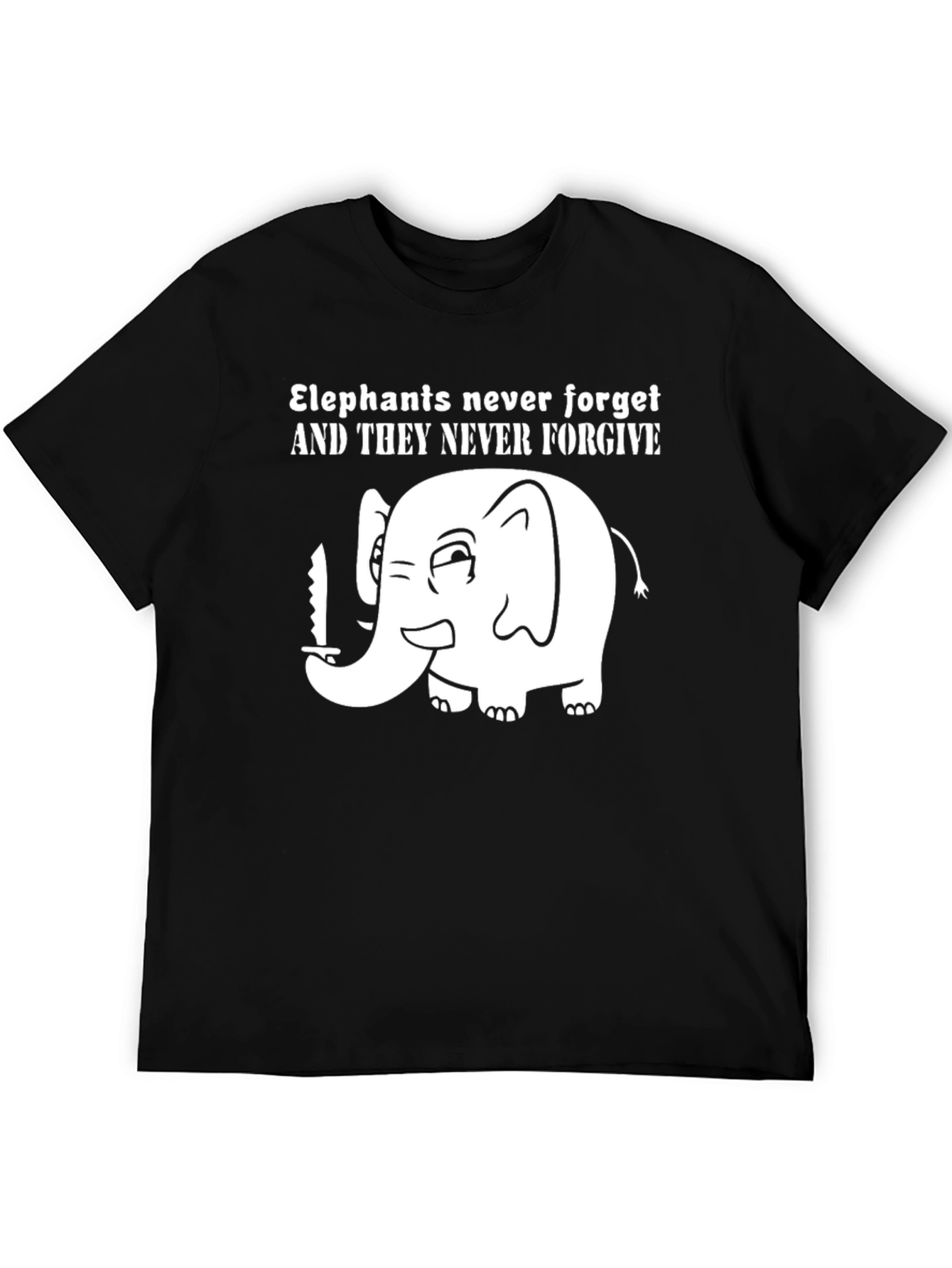 Elephant Never Forget Graphic T-Shirt