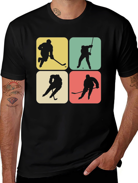 Retro Hockey Silhouette T-Shirt