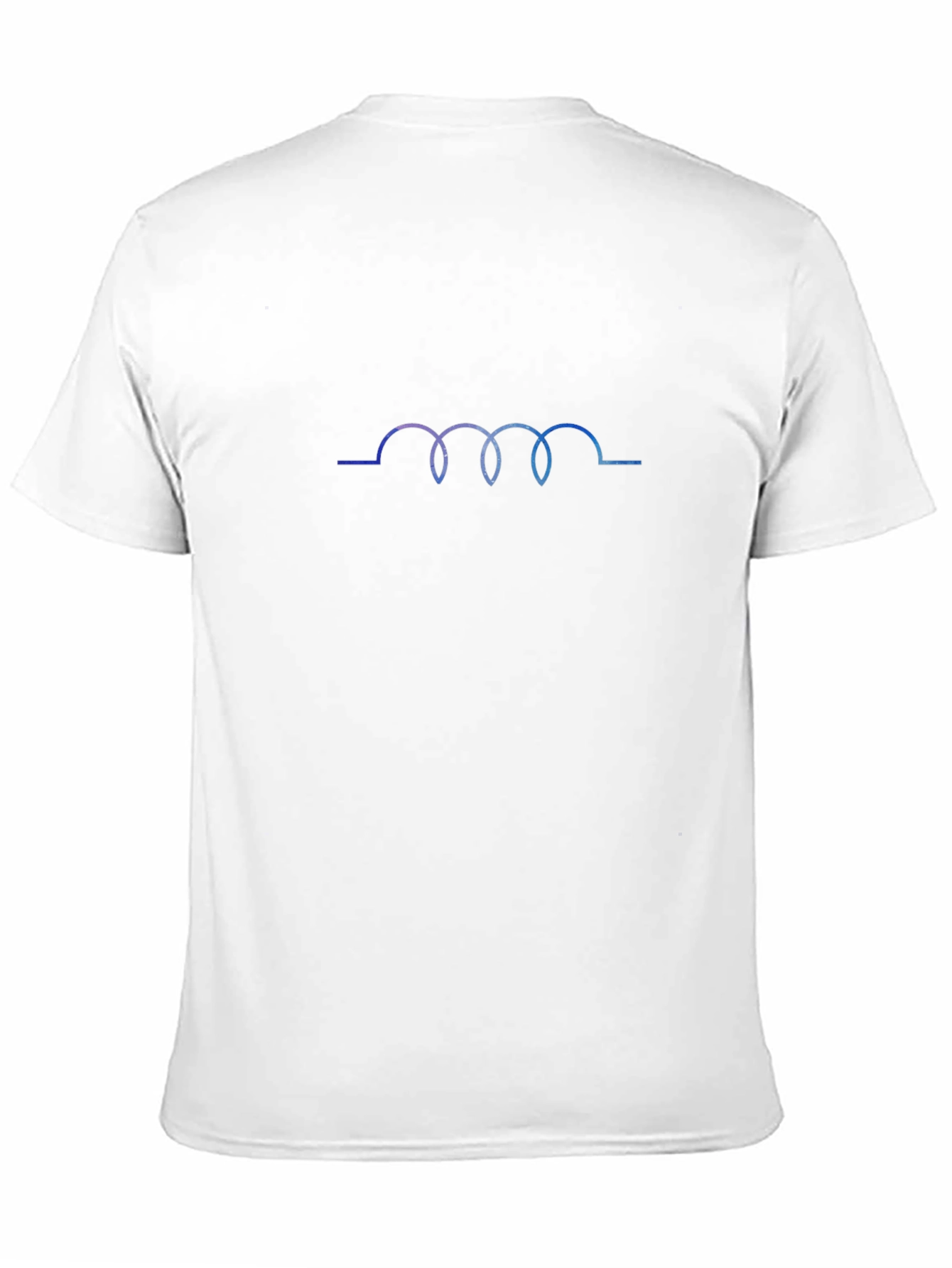 Coil Graphic Tee - Sleek Black Cotton T-Shirt