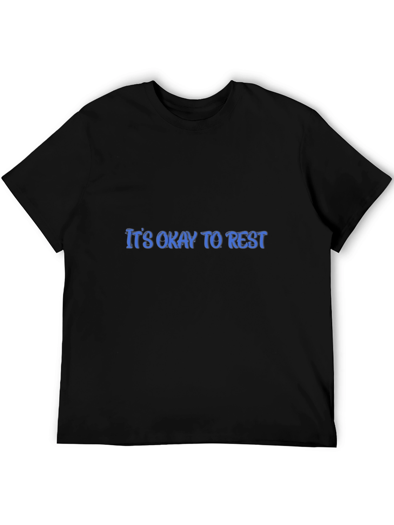 Its Okay to Rest Black Graphic Tee
