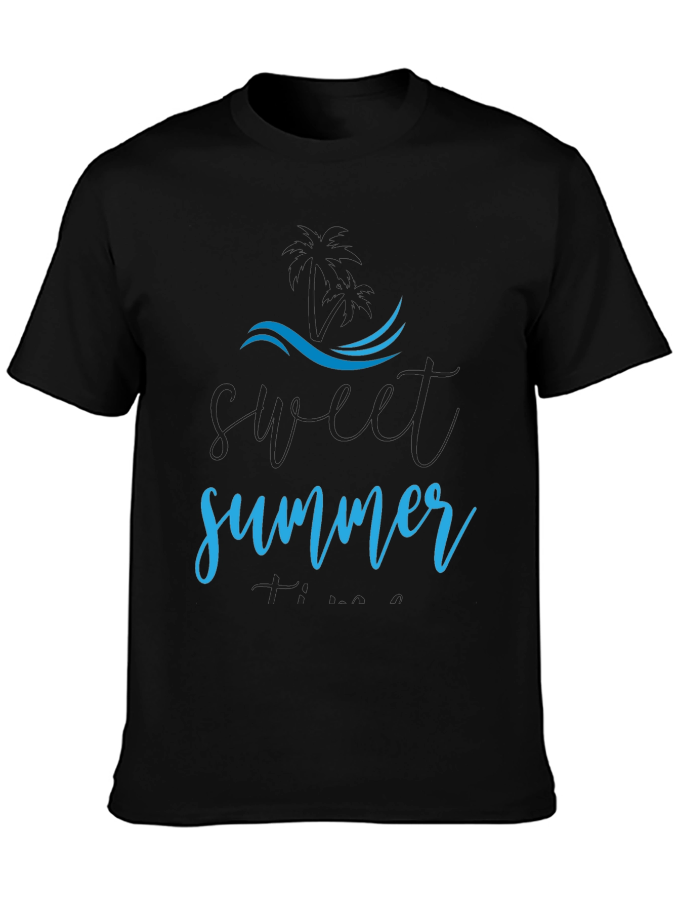 Sweet Summer Black T-Shirt