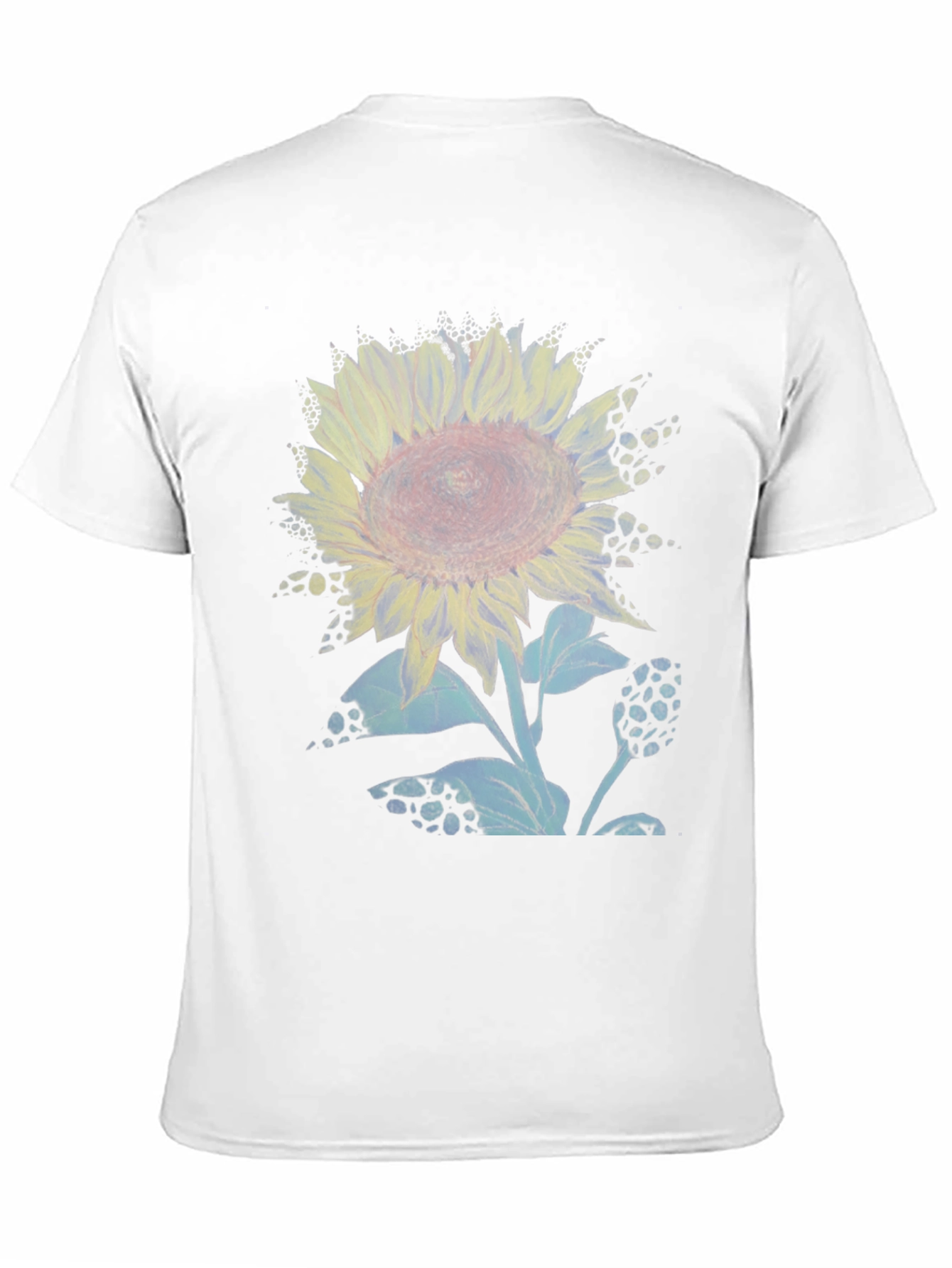 Sunflower Graphic Print Crew Neck T-Shirt