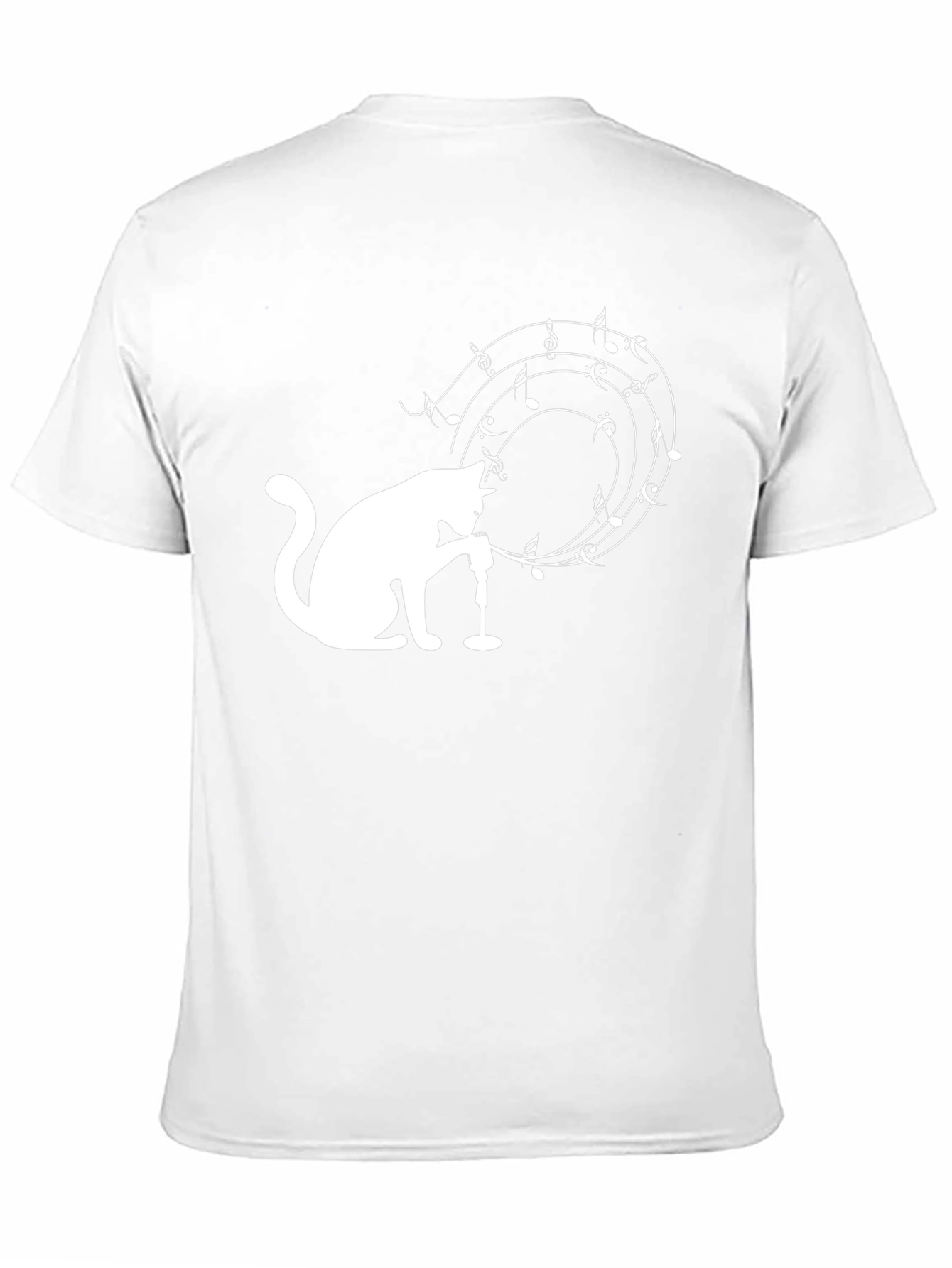 Cat Singer T-Shirt: Musical Cat Design