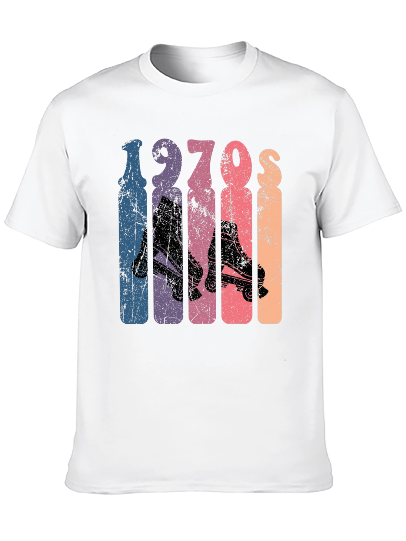 Retro 1970s Roller Skate T-Shirt