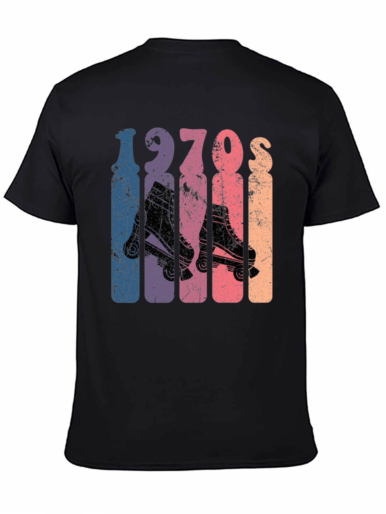 Retro 1970s Roller Skate T-Shirt