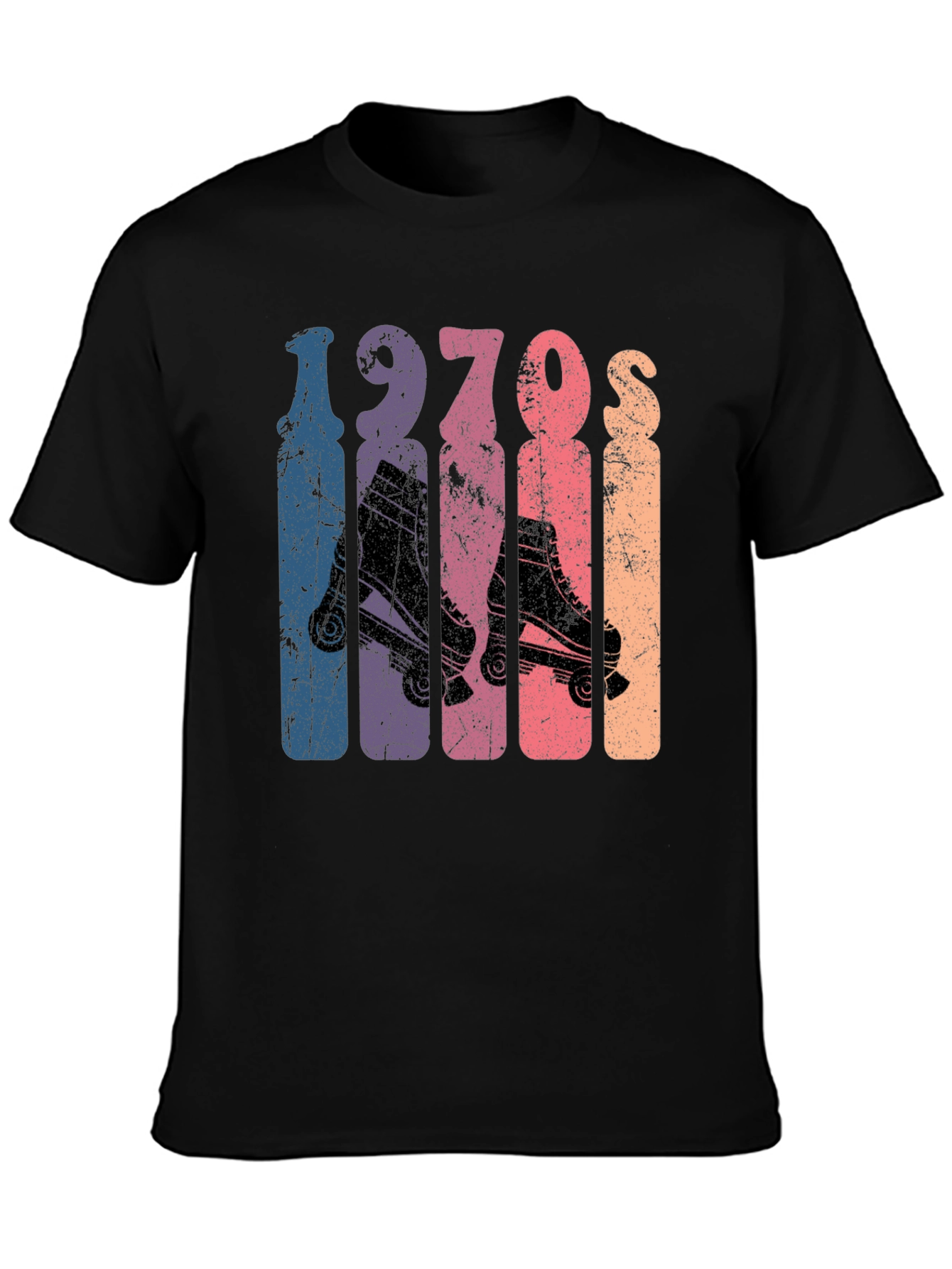 Retro 1970s Roller Skate T-Shirt