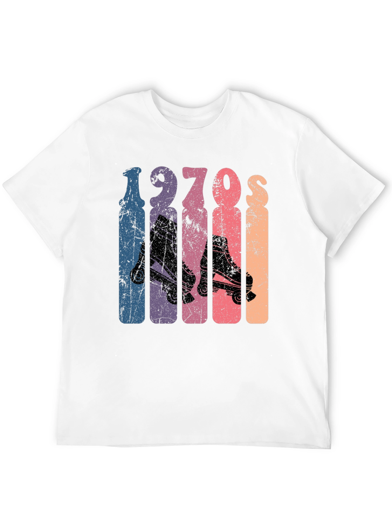 Retro 1970s Roller Skate T-Shirt