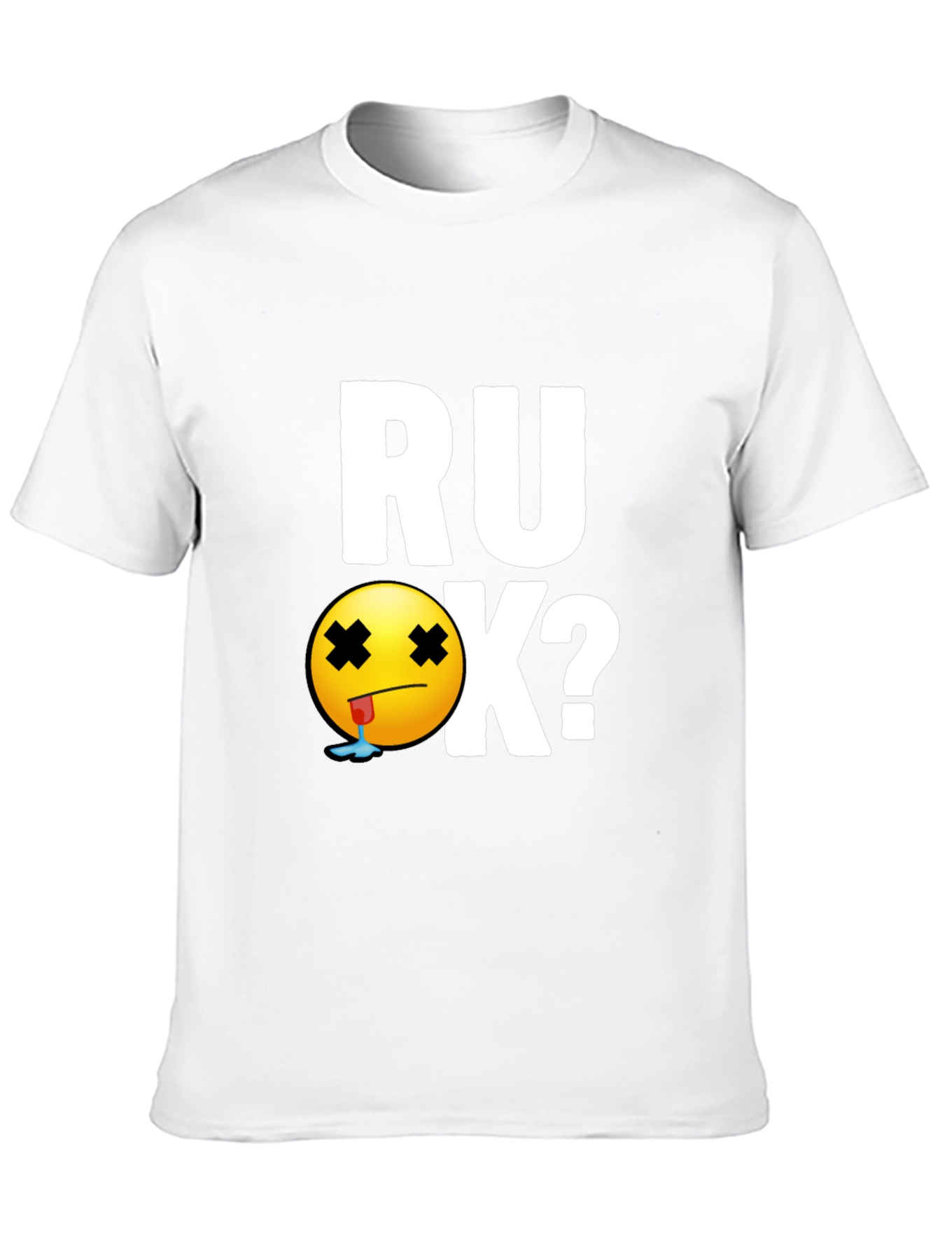 RU OK? Graphic T-Shirt - Black Cotton Tee