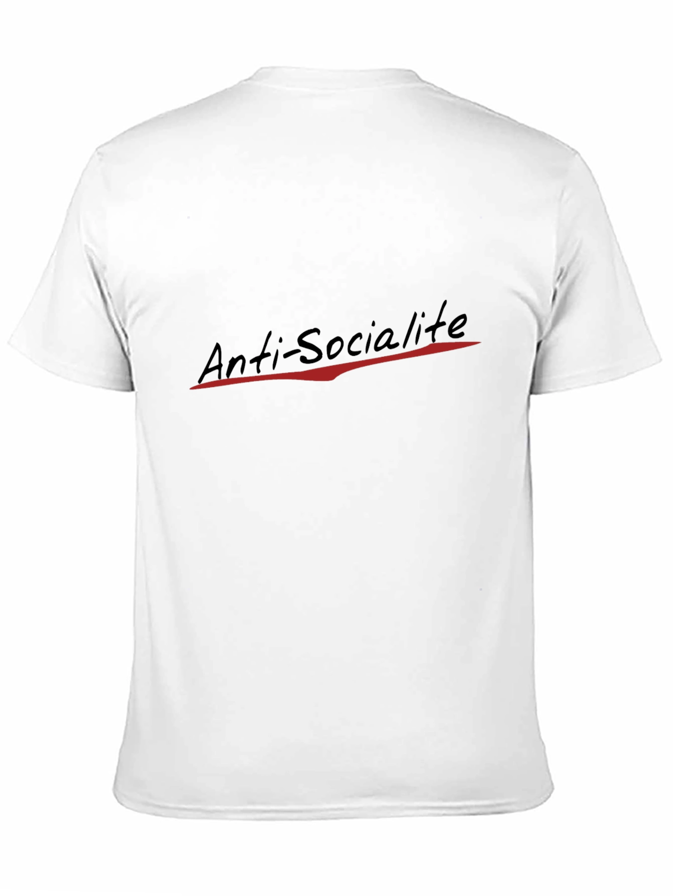 Anti-Socialite Black T-Shirt - Edgy & Unique Design
