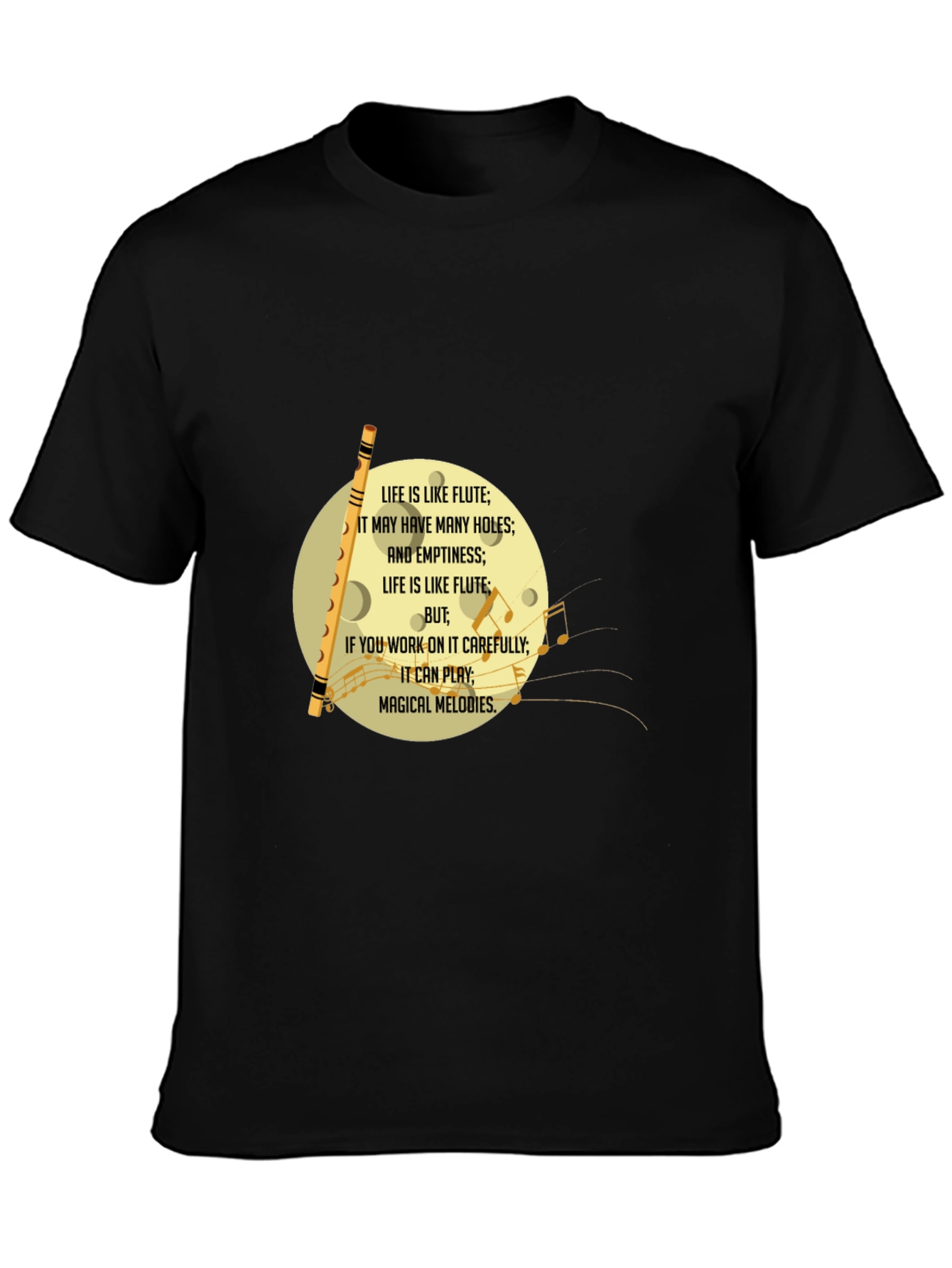 Life is Like Flute T-Shirt