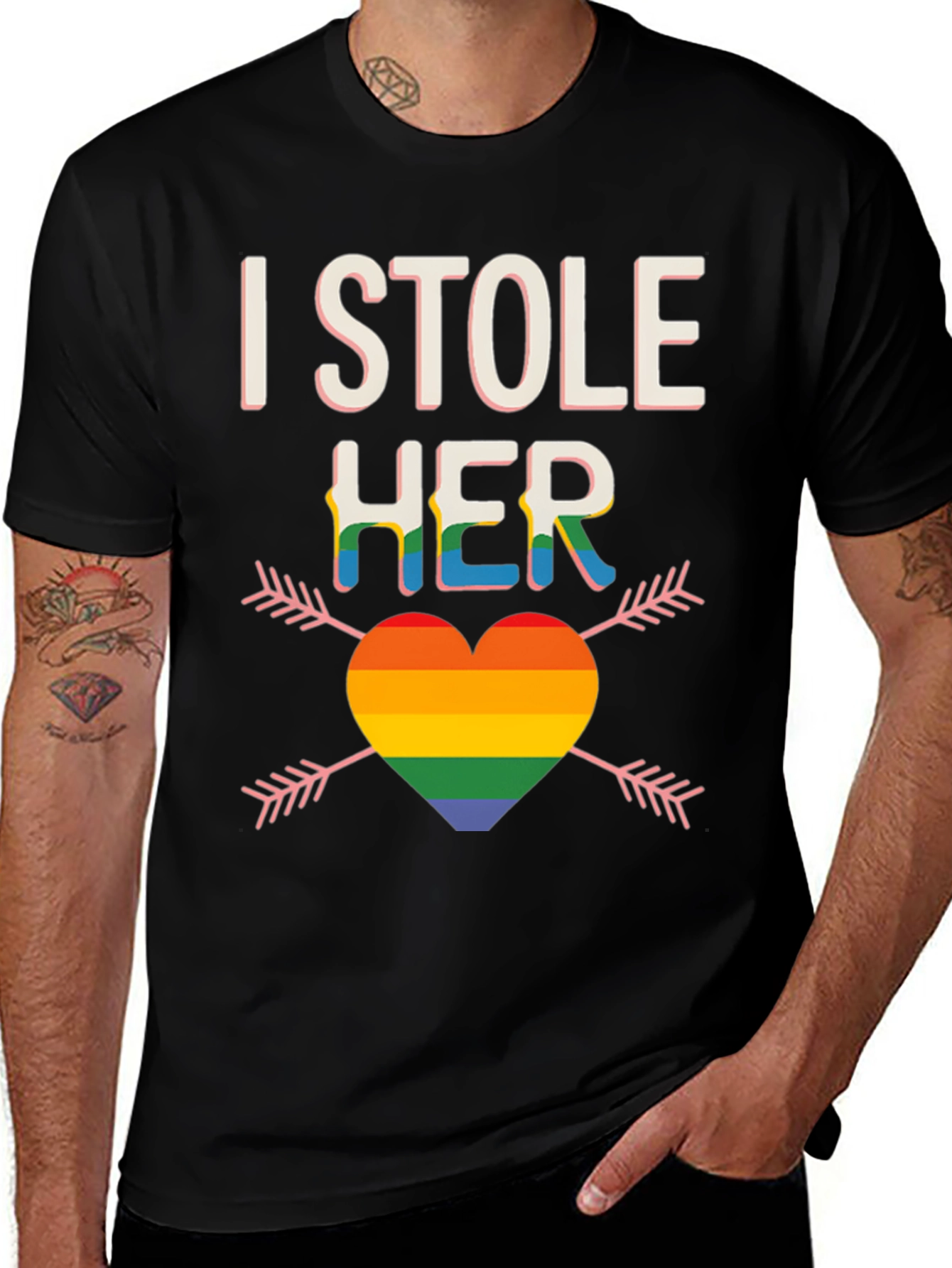 I Stole Her Heart Pride T-Shirt