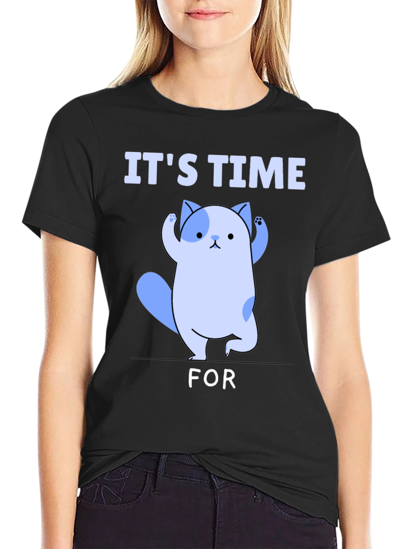 Its Time For Yoga Cat T-Shirt