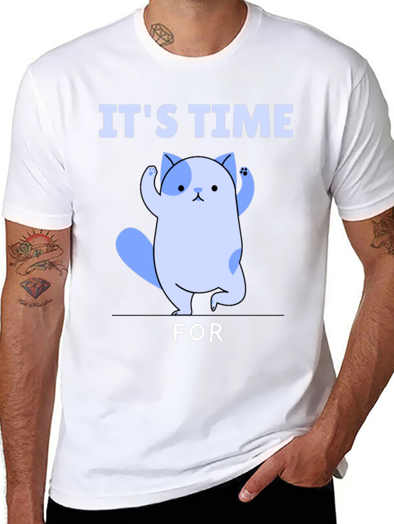 Its Time For Yoga Cat T-Shirt