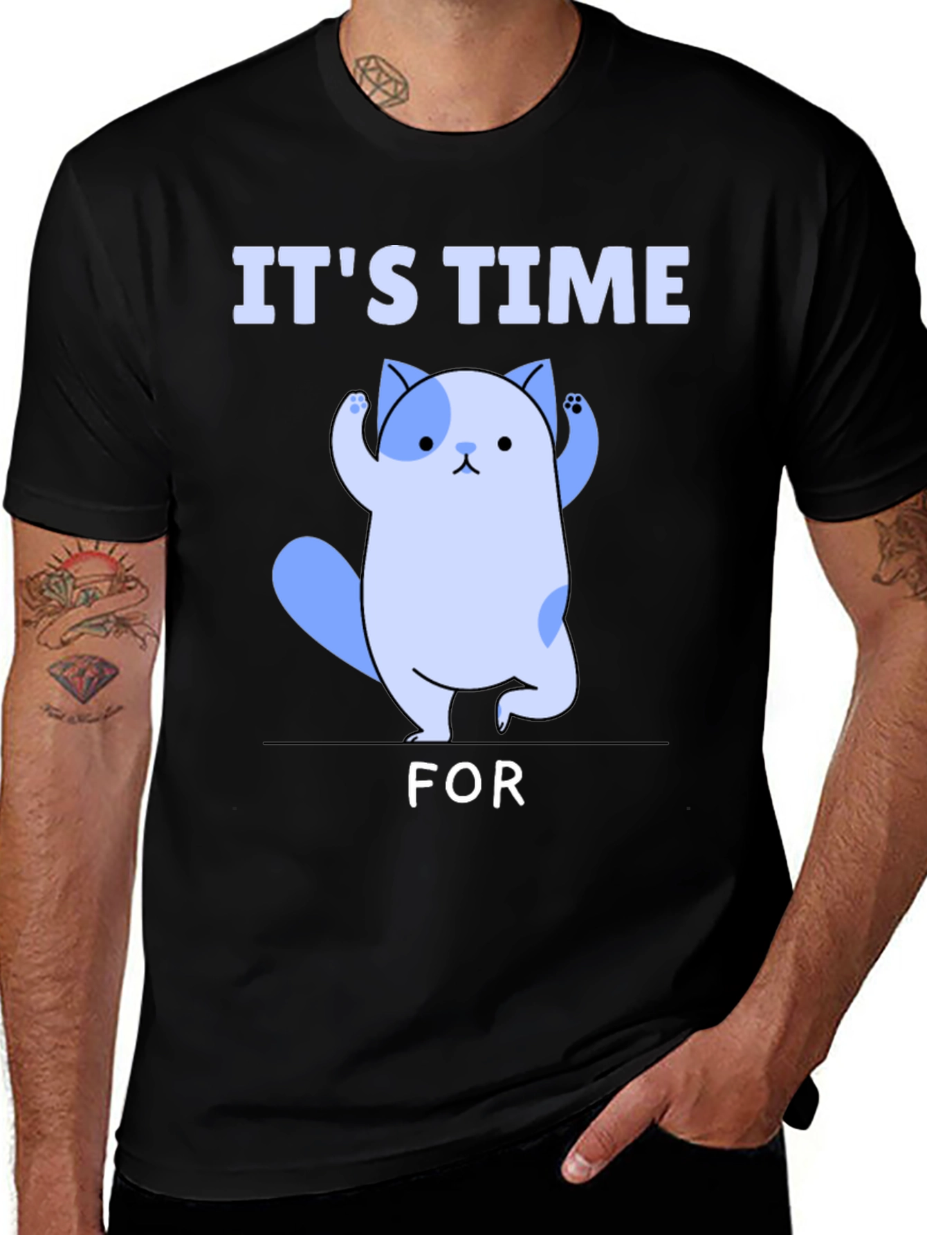 Its Time For Yoga Cat T-Shirt