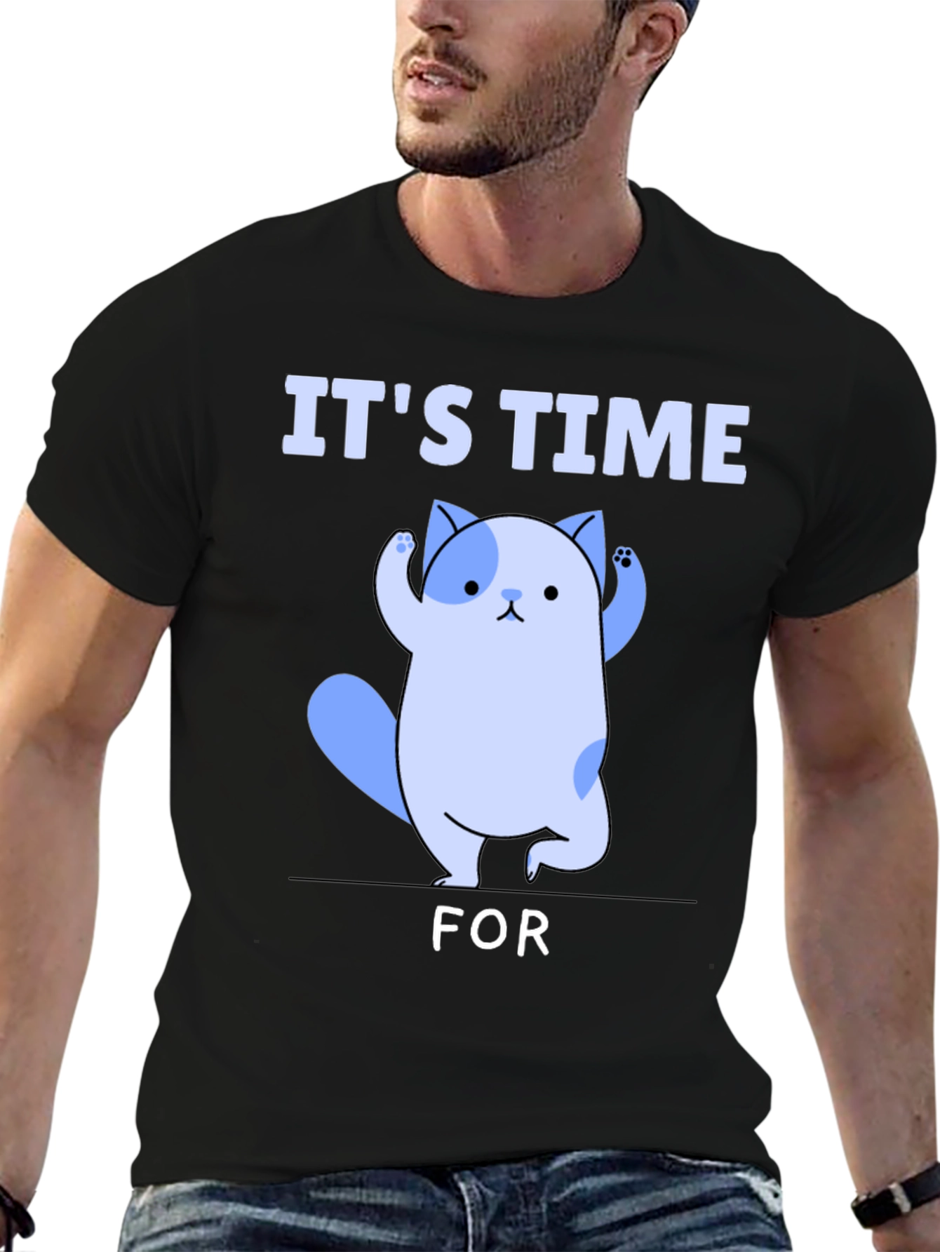 Its Time For Yoga Cat T-Shirt