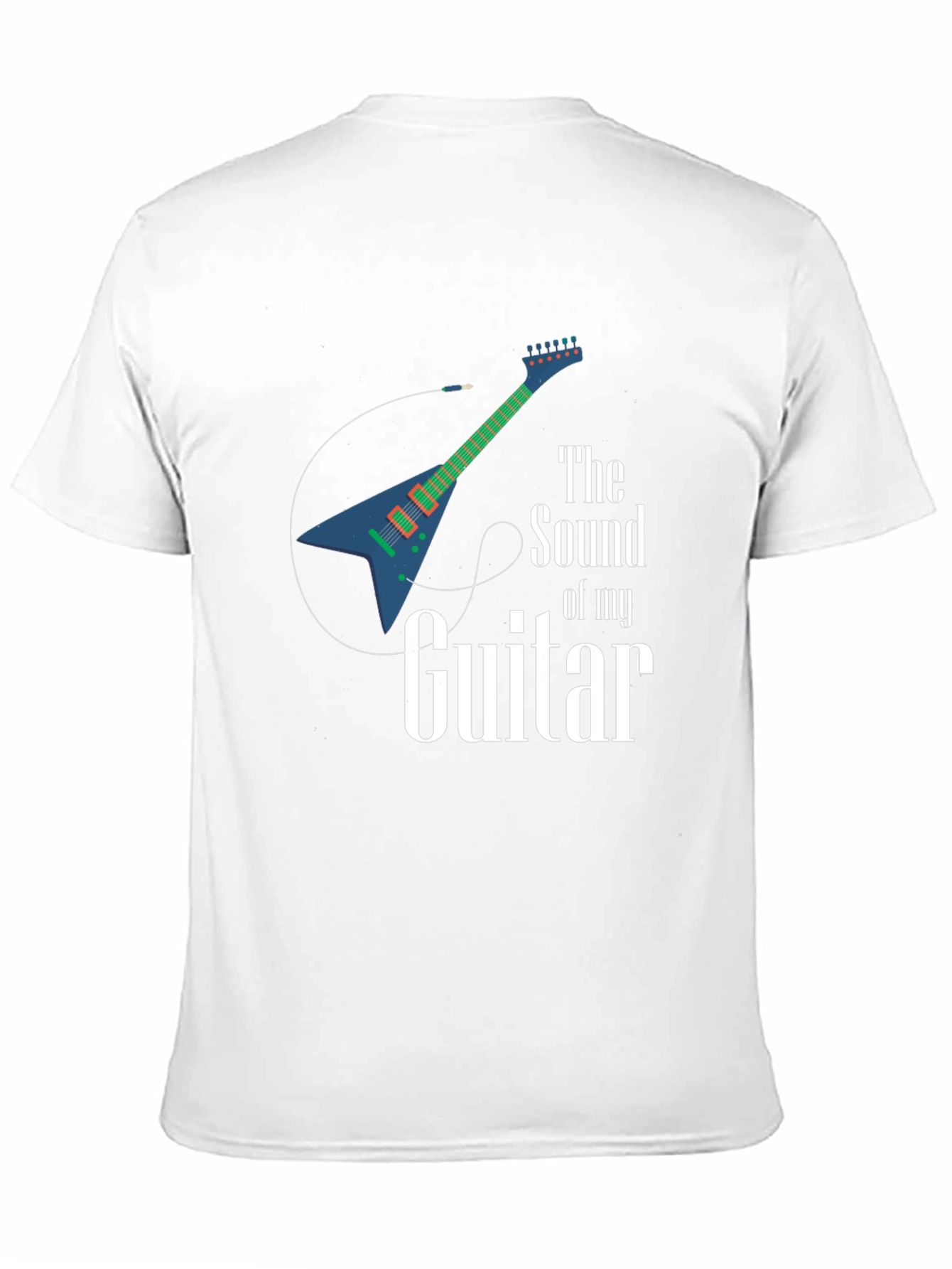 Sound of My Guitar Graphic T-Shirt - Black