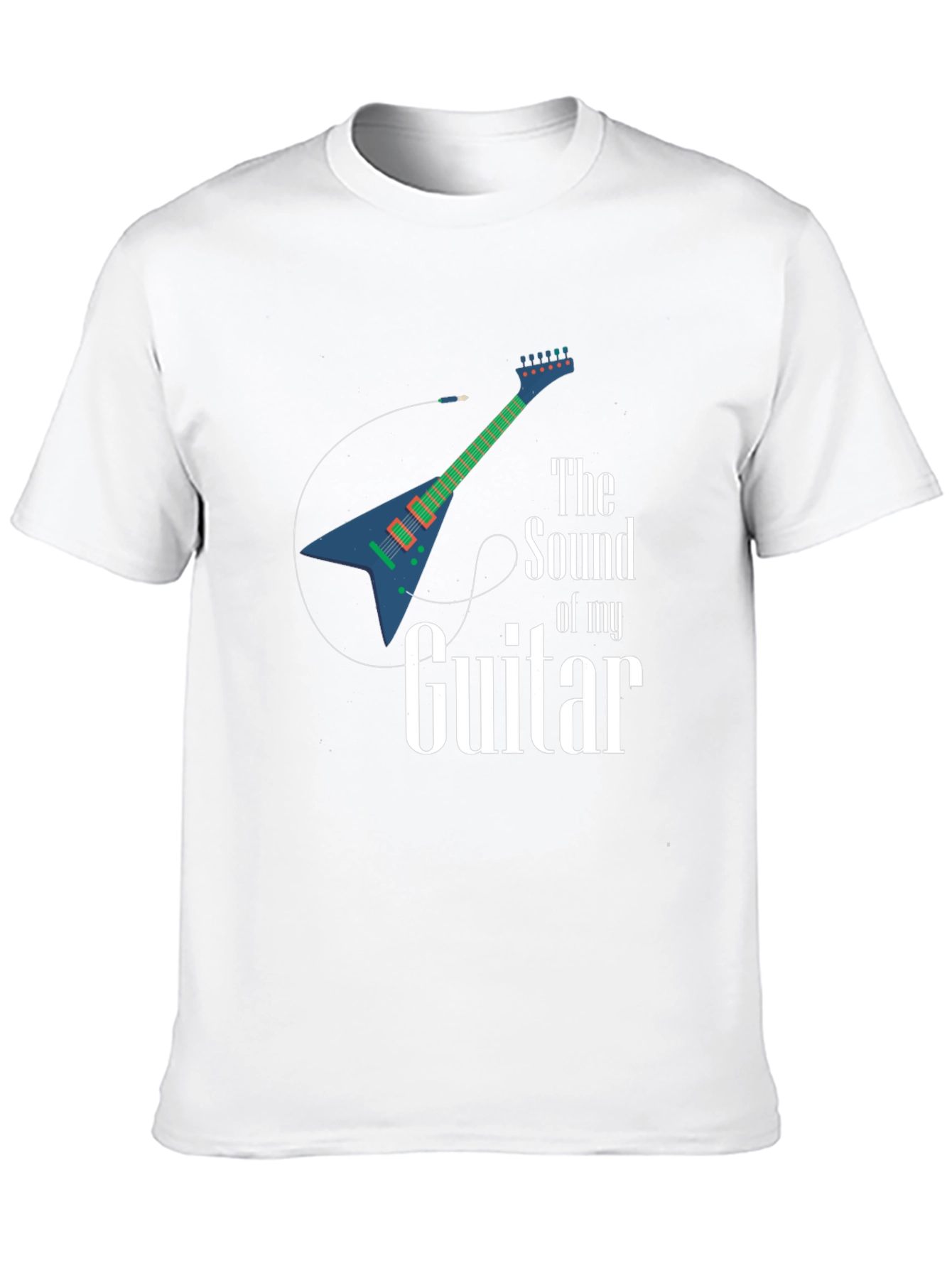 Sound of My Guitar Graphic T-Shirt - Black