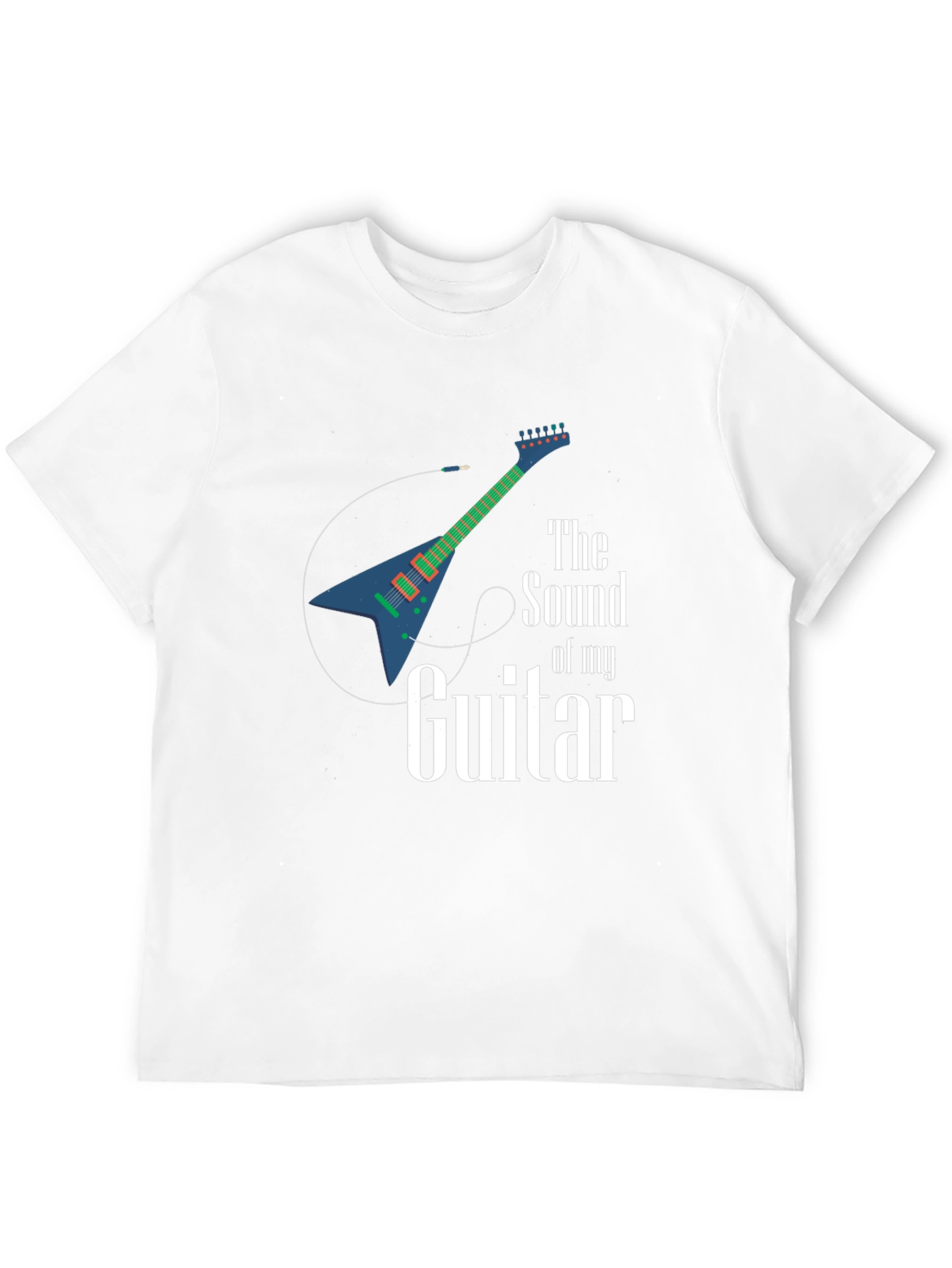 Sound of My Guitar Graphic T-Shirt - Black