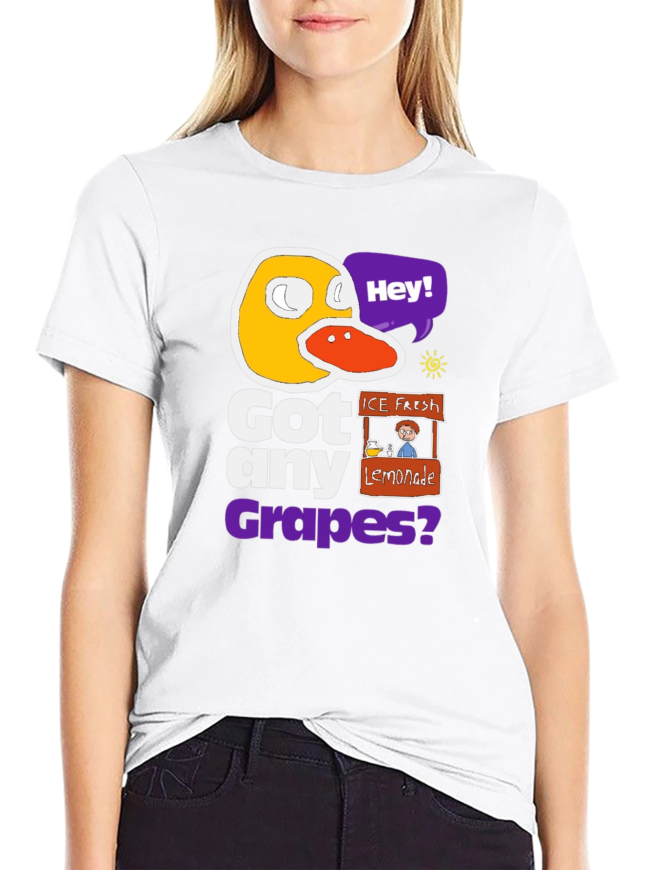Got Any Grapes T-Shirt - Funny Duck Design
