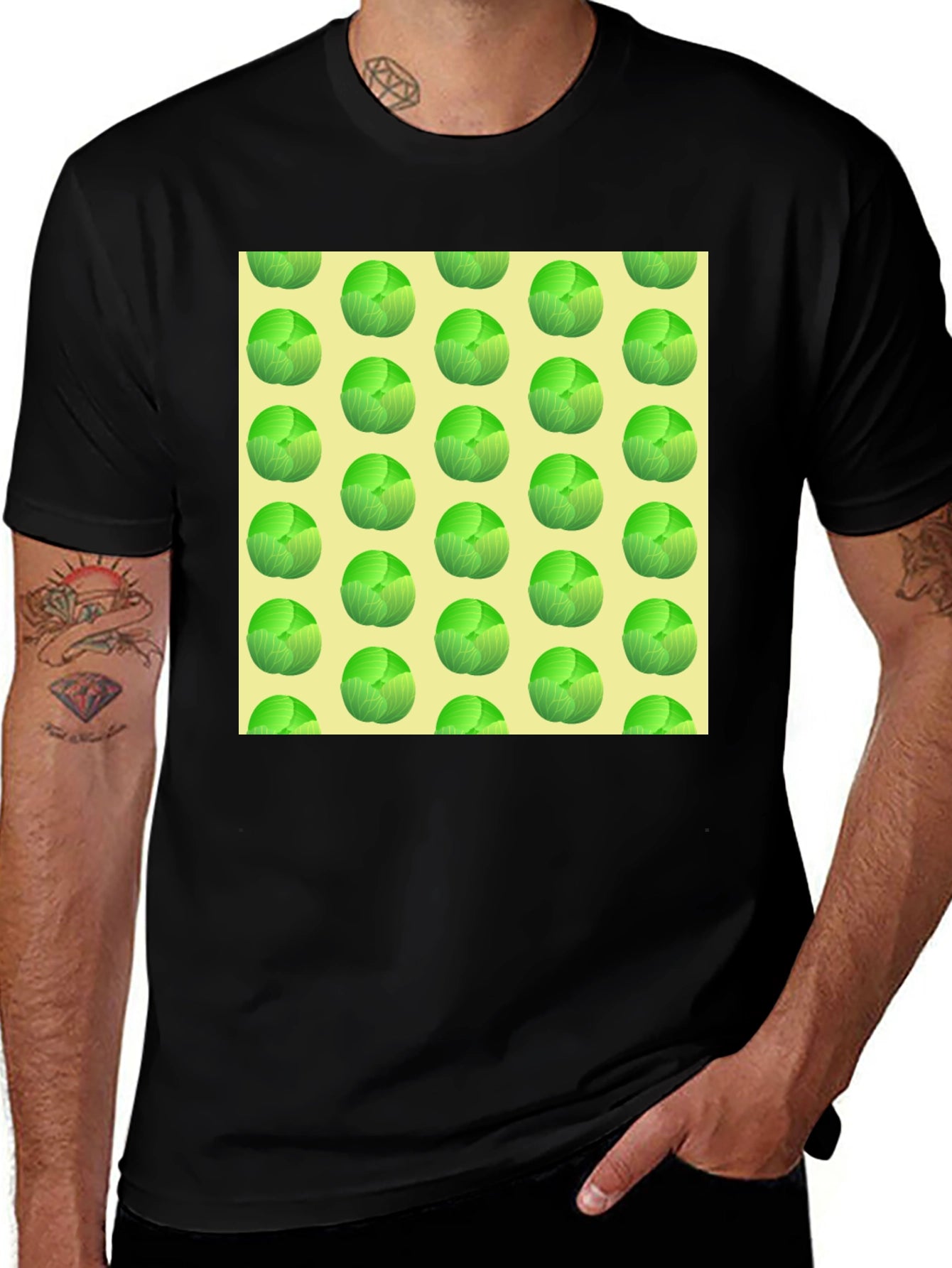 Cabbage Pattern T-Shirt