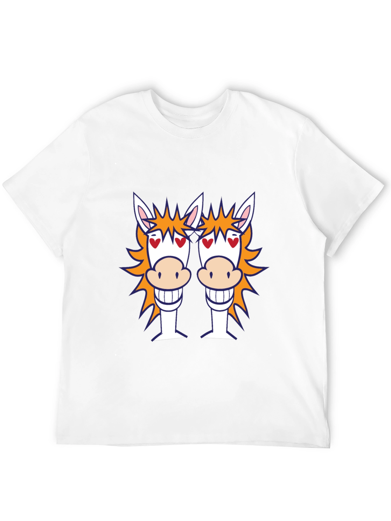 Horse T-Shirt: Fun Cartoon Graphic Tee
