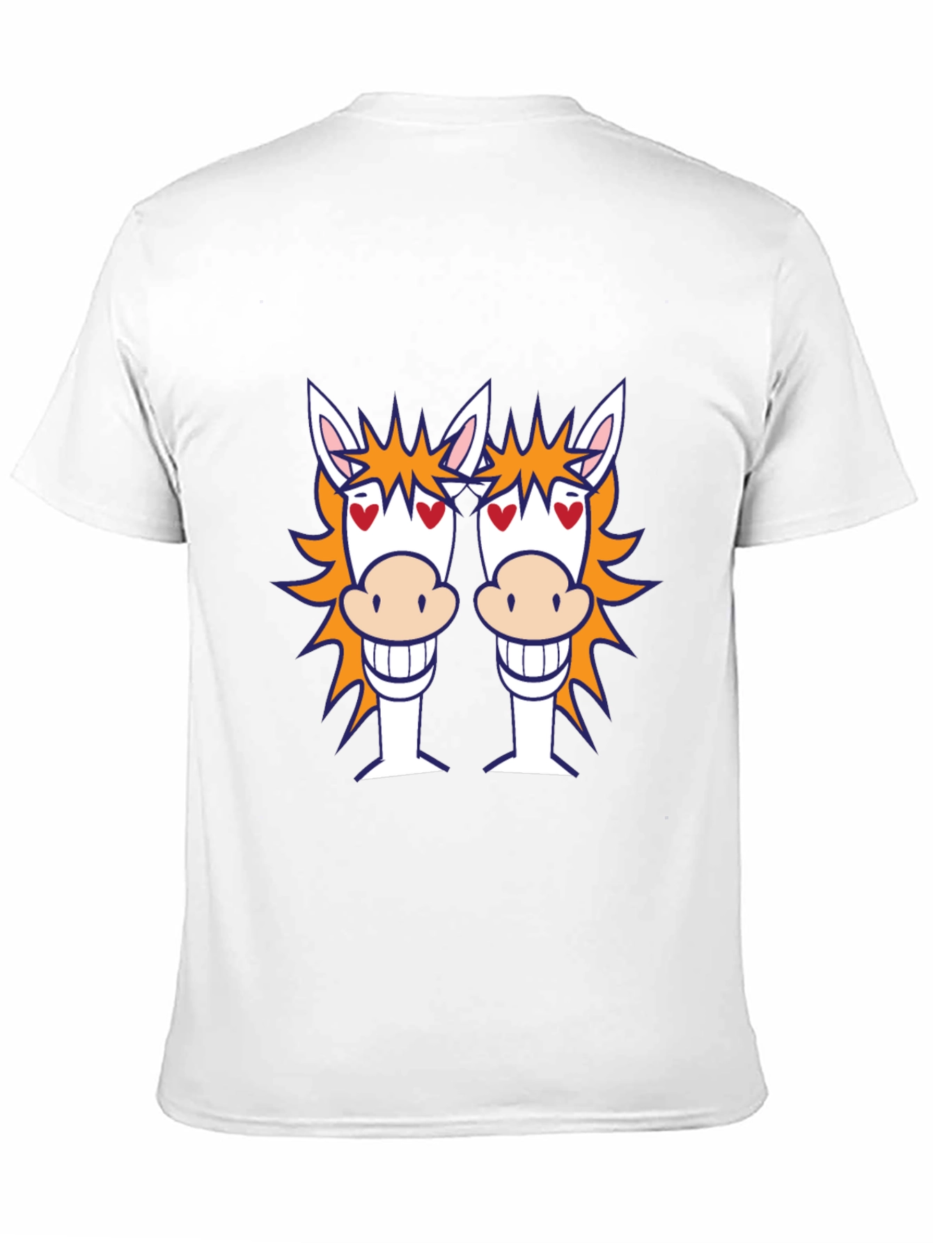 Horse T-Shirt: Fun Cartoon Graphic Tee