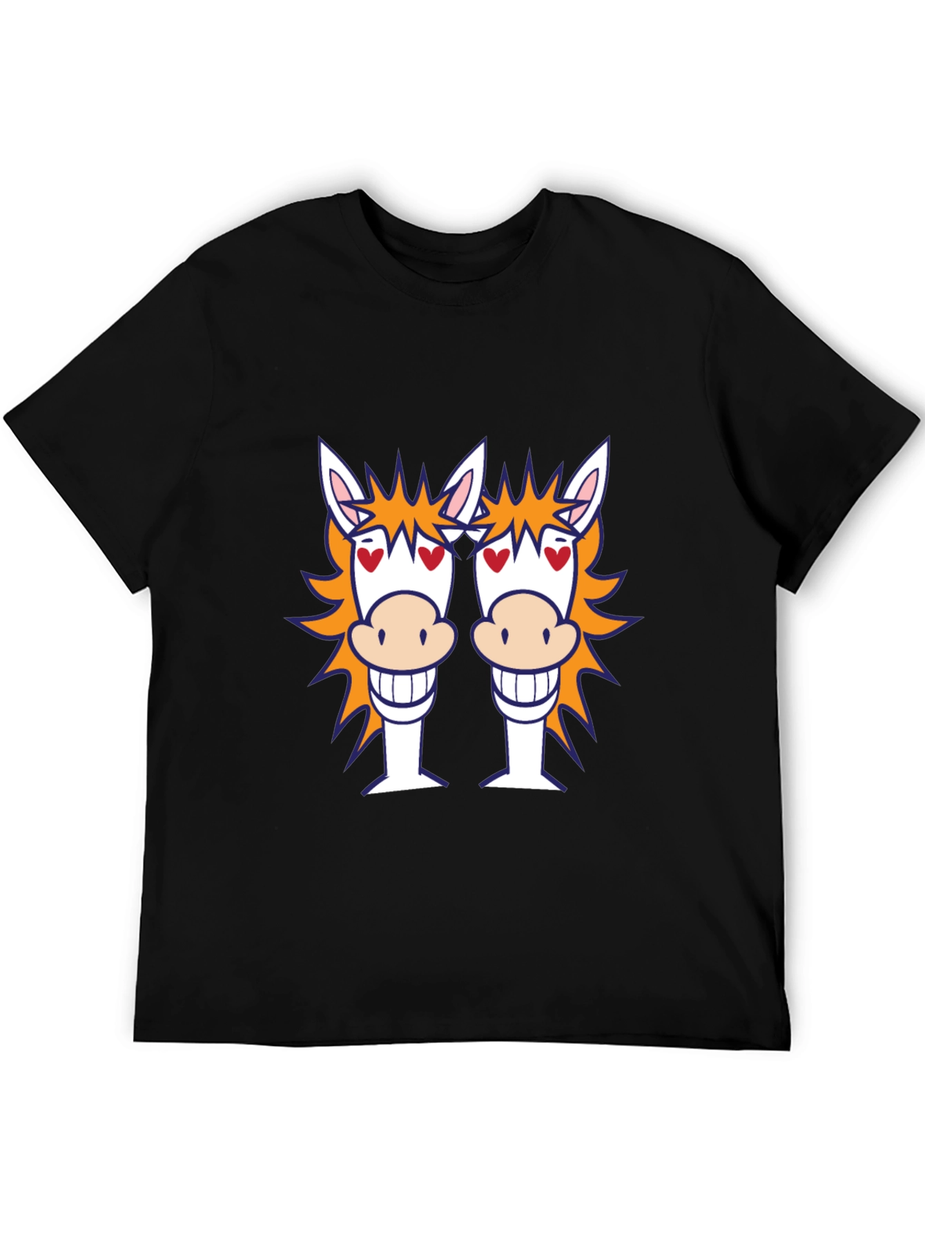 Horse T-Shirt: Fun Cartoon Graphic Tee