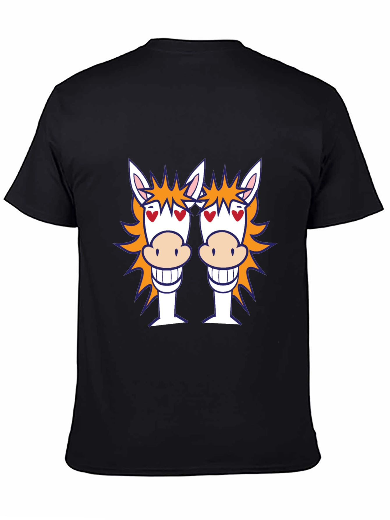 Horse T-Shirt: Fun Cartoon Graphic Tee