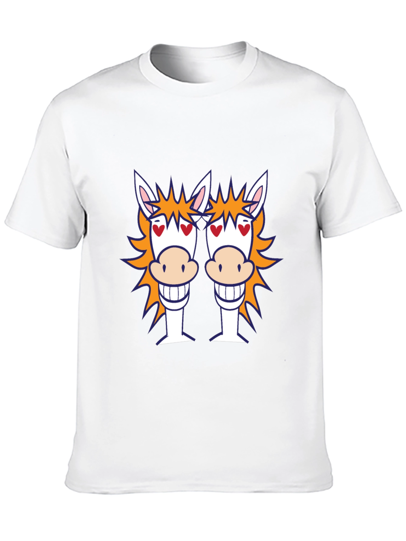Horse T-Shirt: Fun Cartoon Graphic Tee