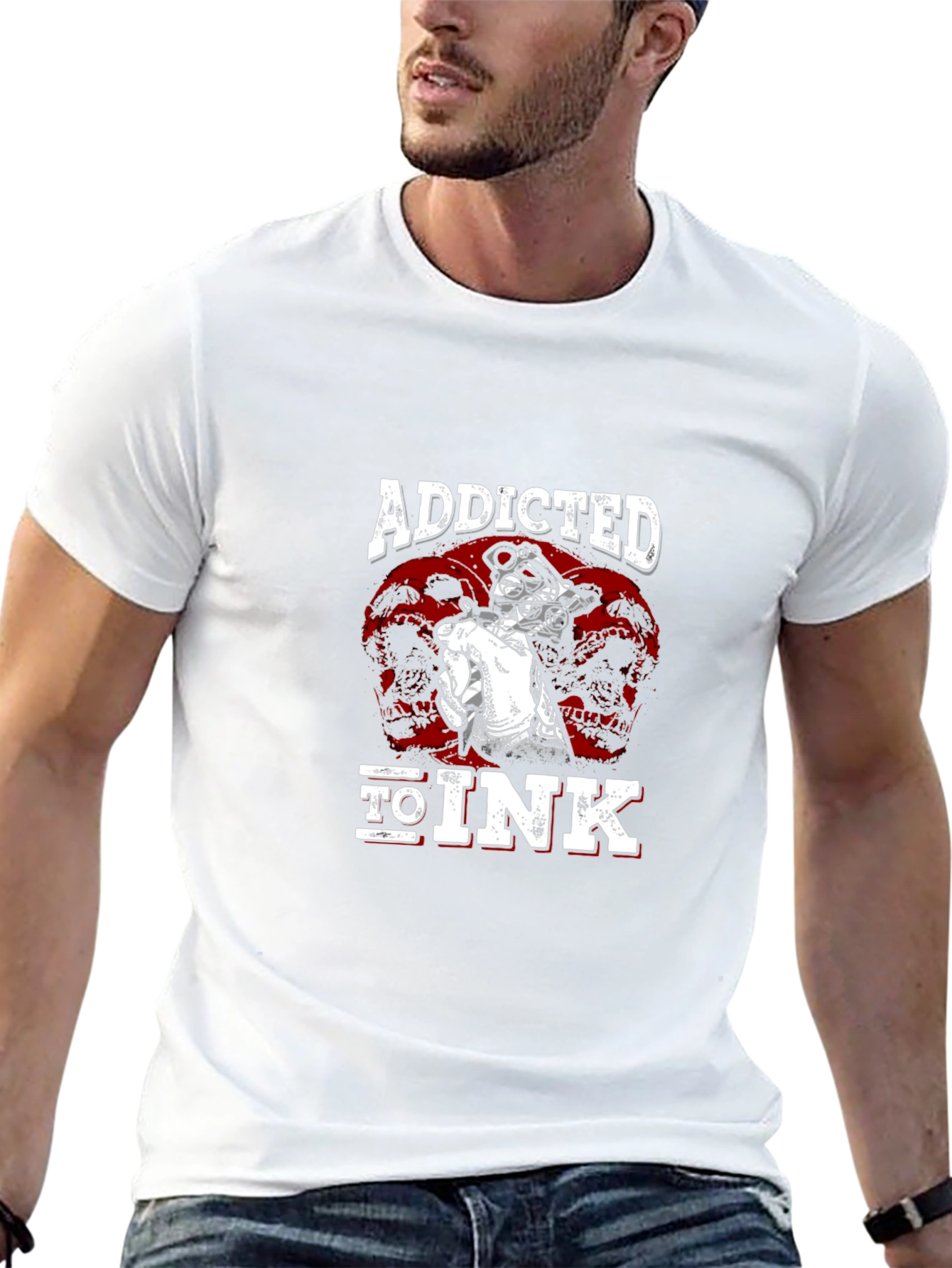 Addicted to Ink Tattoo T-Shirt