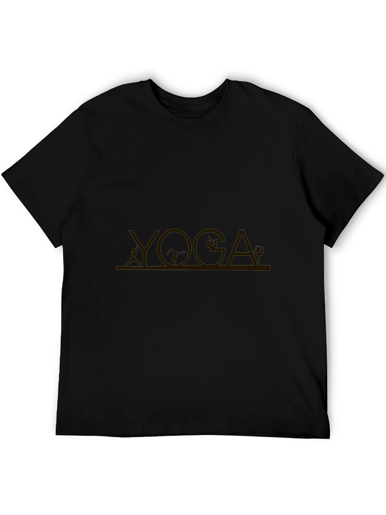 Yoga Graphic Tee - Mens Black T-Shirt