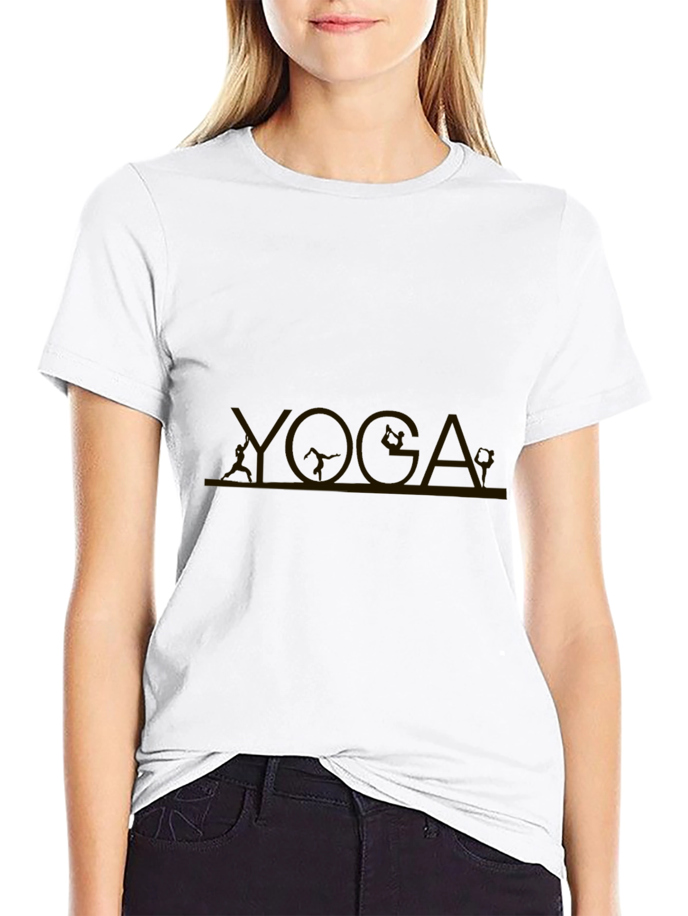 Yoga Graphic Tee - Mens Black T-Shirt